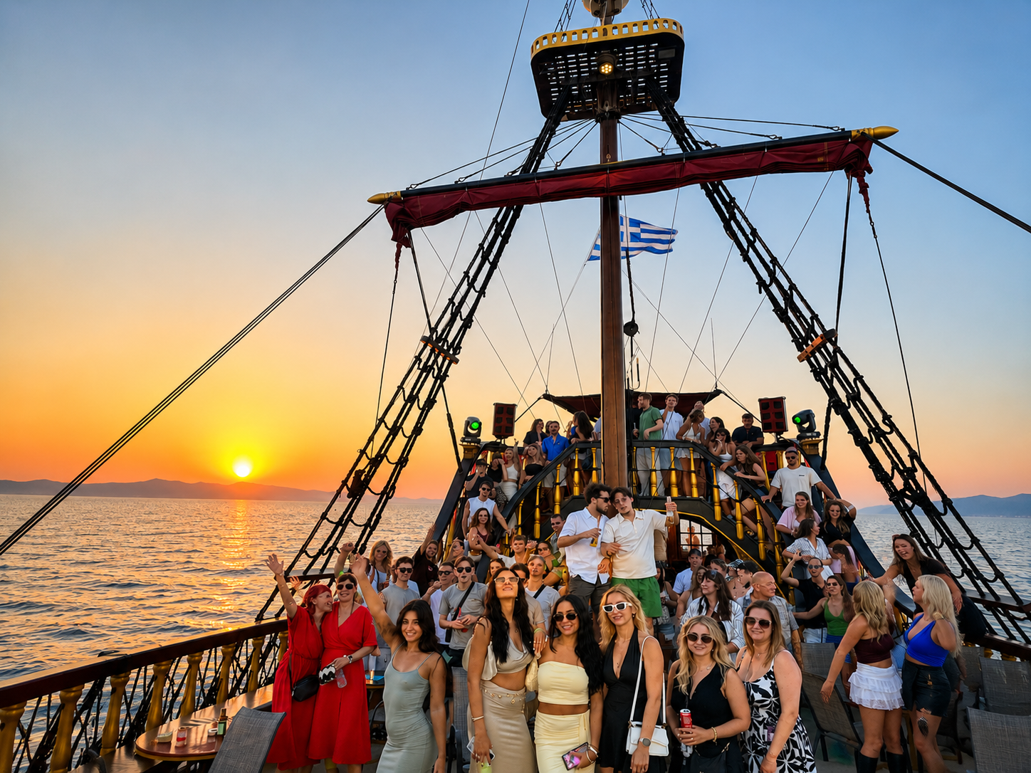 Sunset Party Cruise on Barco De Pirata