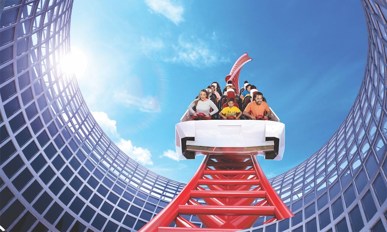 Dubai to Abu Dhabi: Sheikh Zayed Mosque & Ferrari World Day Tour