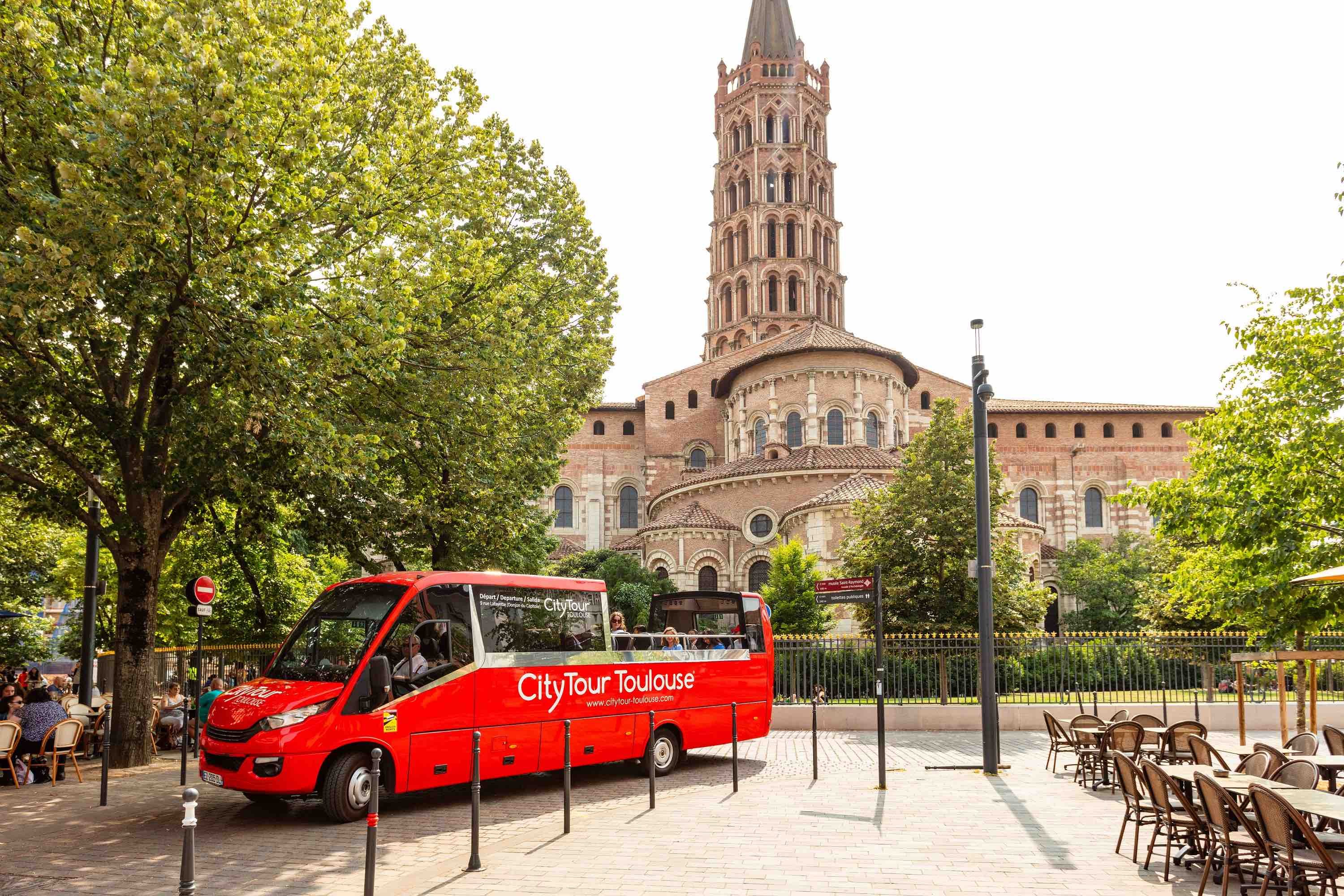 Toulouse Open-Top Minibus Tour with Audio Commentary