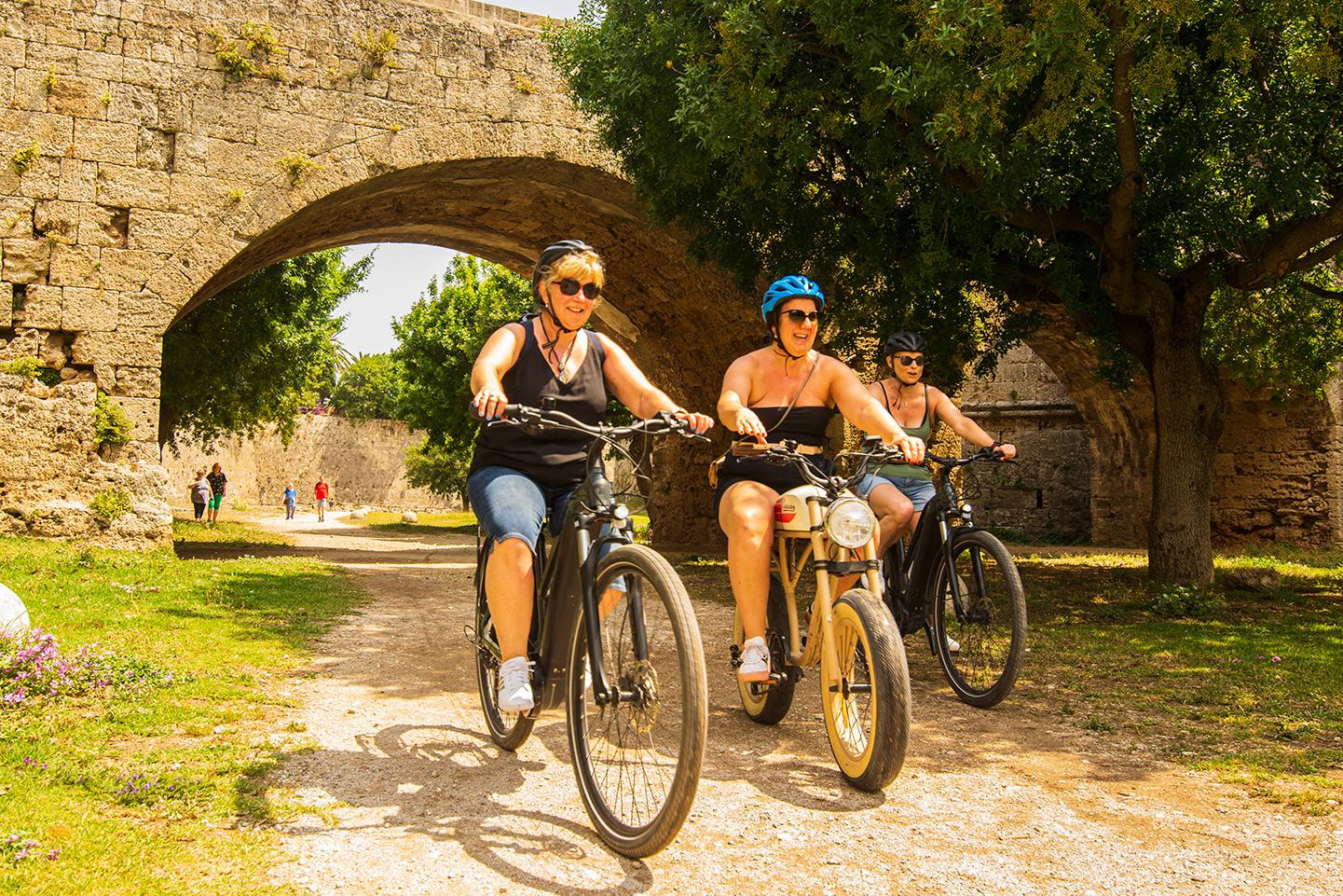 Rhodes Old Town E-Bike Tour: Medieval Highlights & Sunset