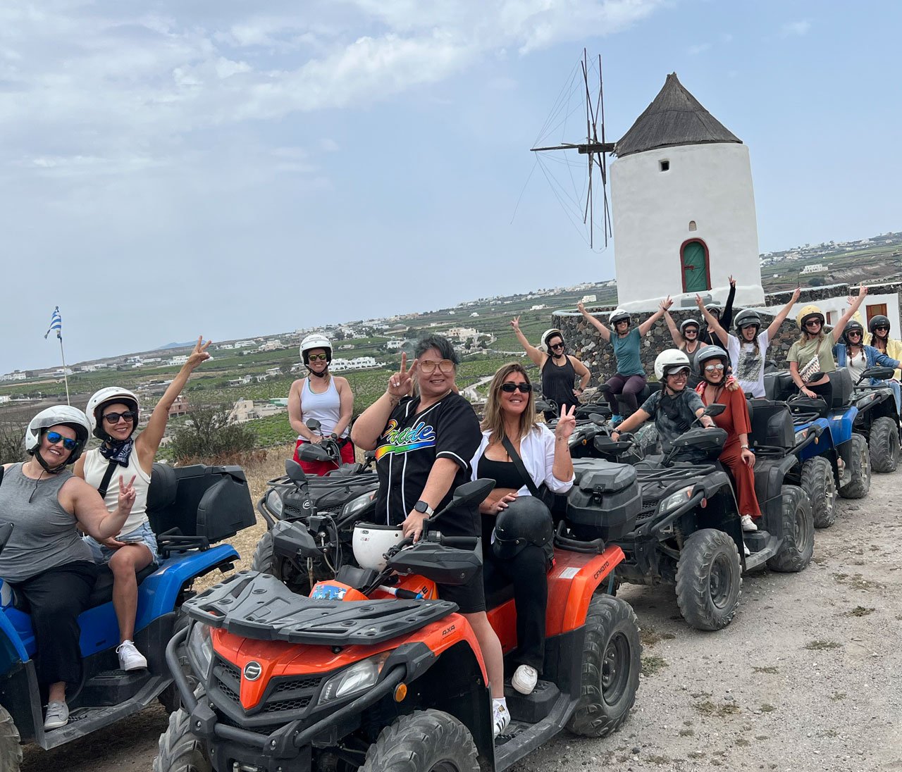 Santorini ATV quad bike tour — caldera views and off-road trails — image 8