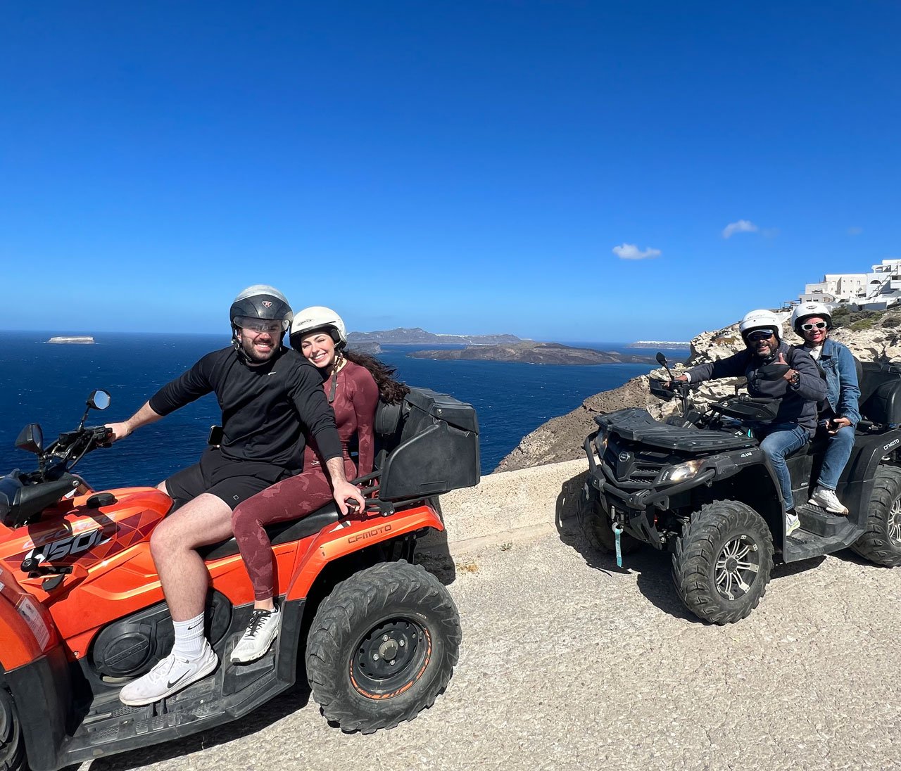 Santorini ATV quad bike tour — caldera views and off-road trails — image 9