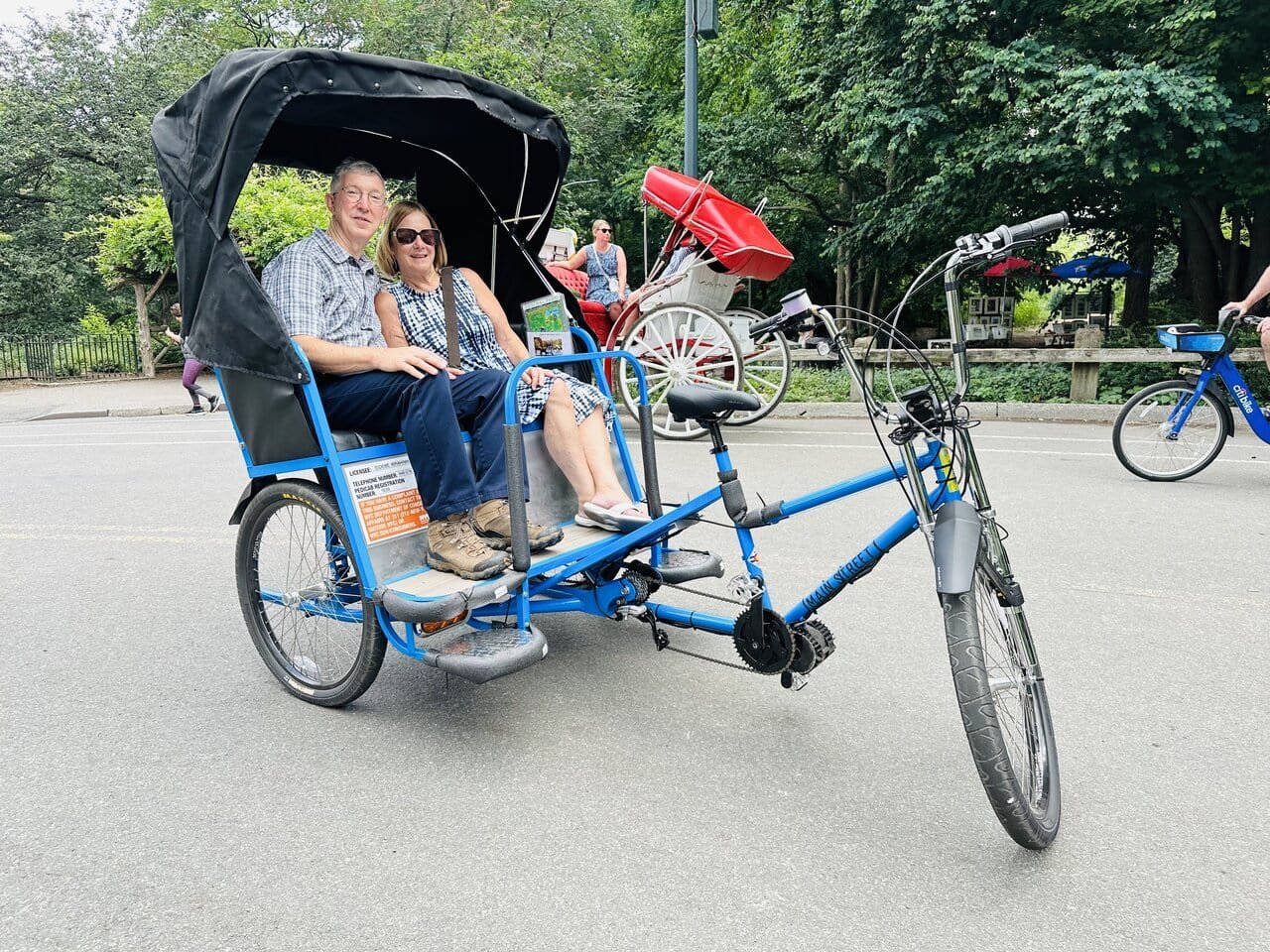 Central Park Private Pedicab Exploration