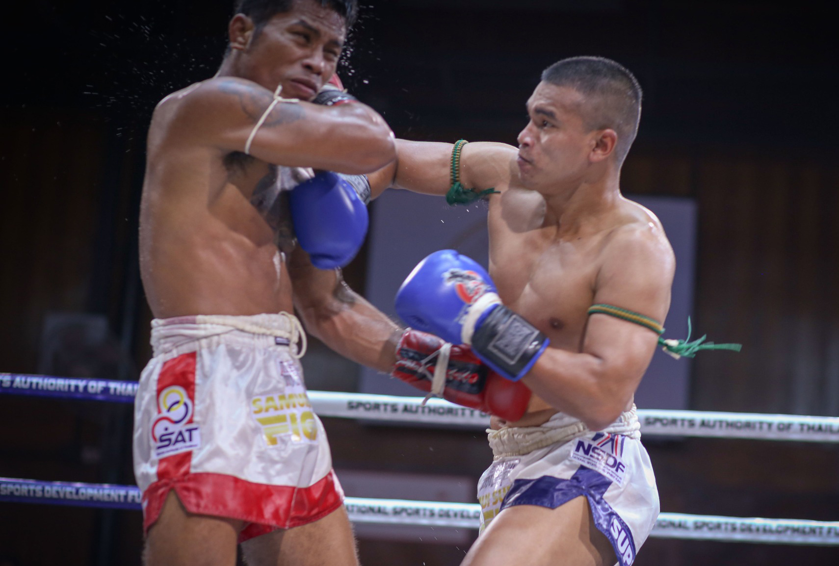 Live Muay Thai Match at Koh Samui International Stadium