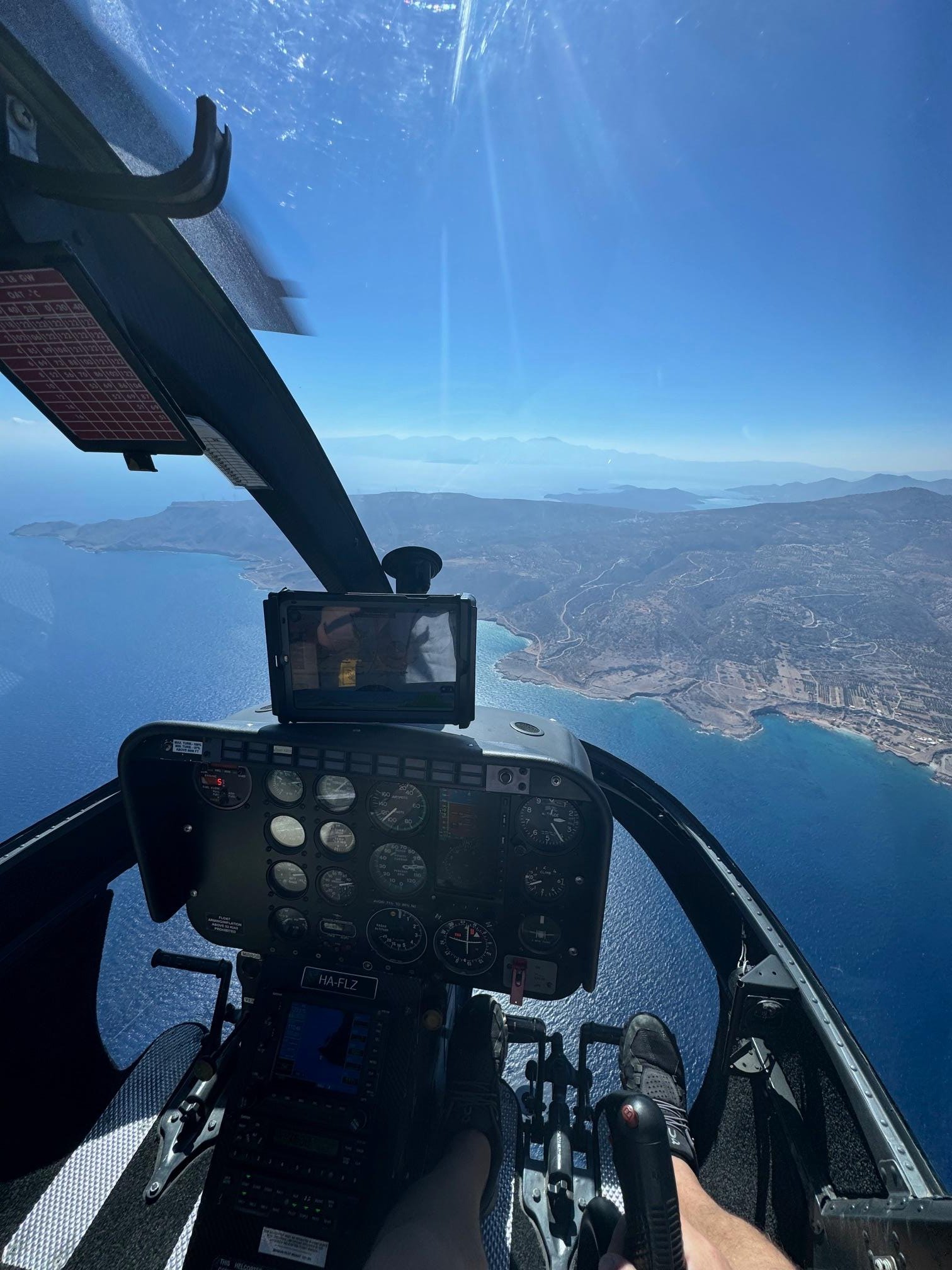 Santorini Caldera Shared Helicopter Tour