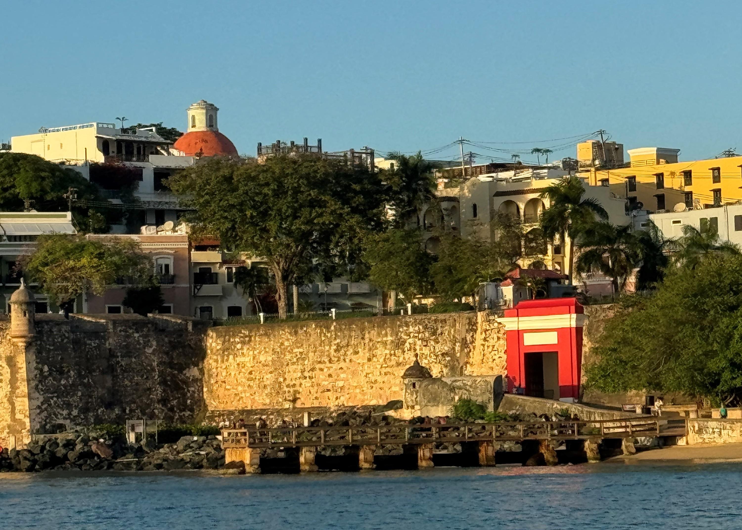 Old San Juan Sunset Pontoon Cruise with Drinks