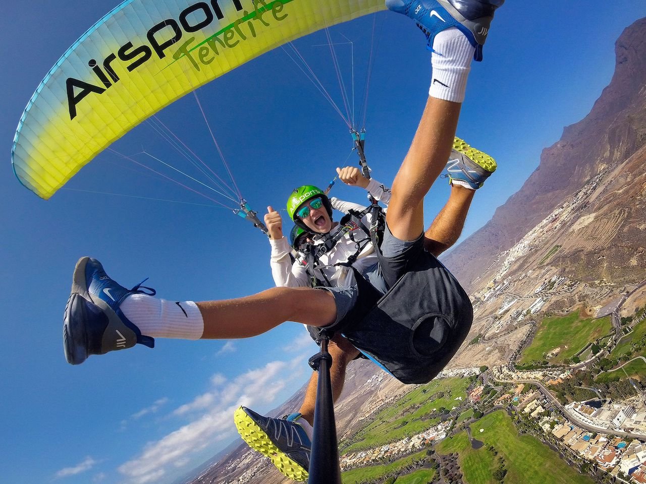 Tenerife Tandem Paragliding Flight with Hotel Pickup