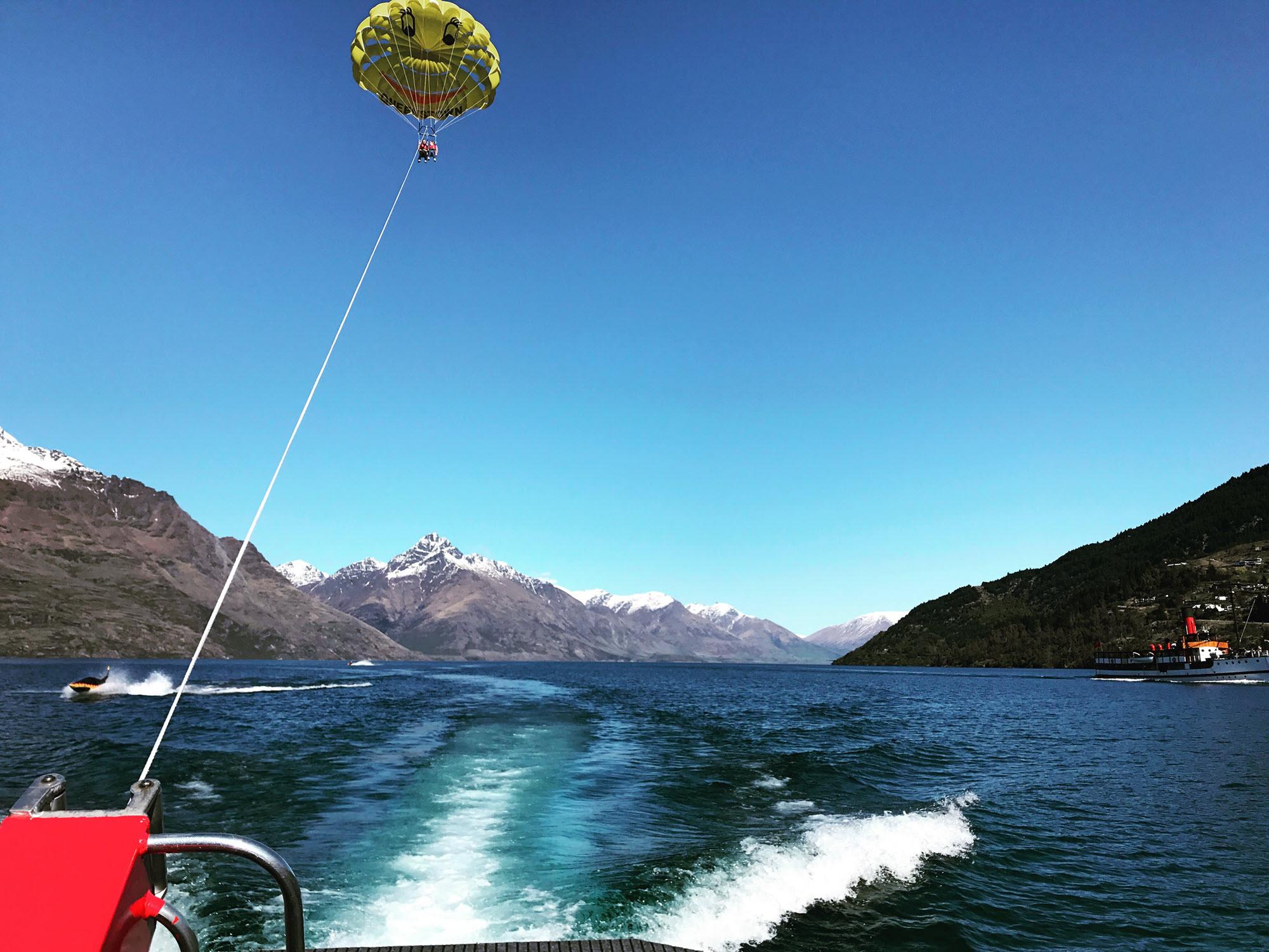 Queenstown Parasailing Over Lake Wakatipu