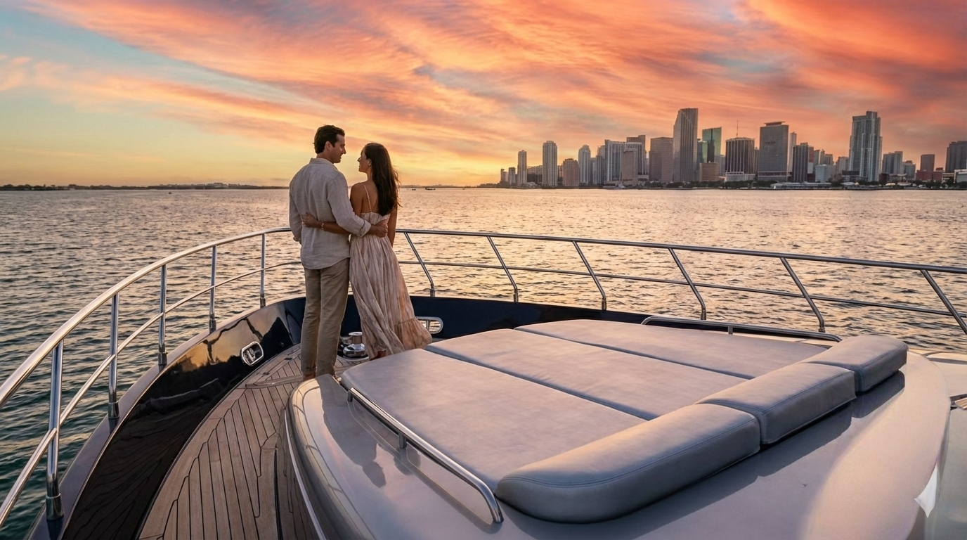 Biscayne Bay Luxury Yacht Cruise with Water Activities