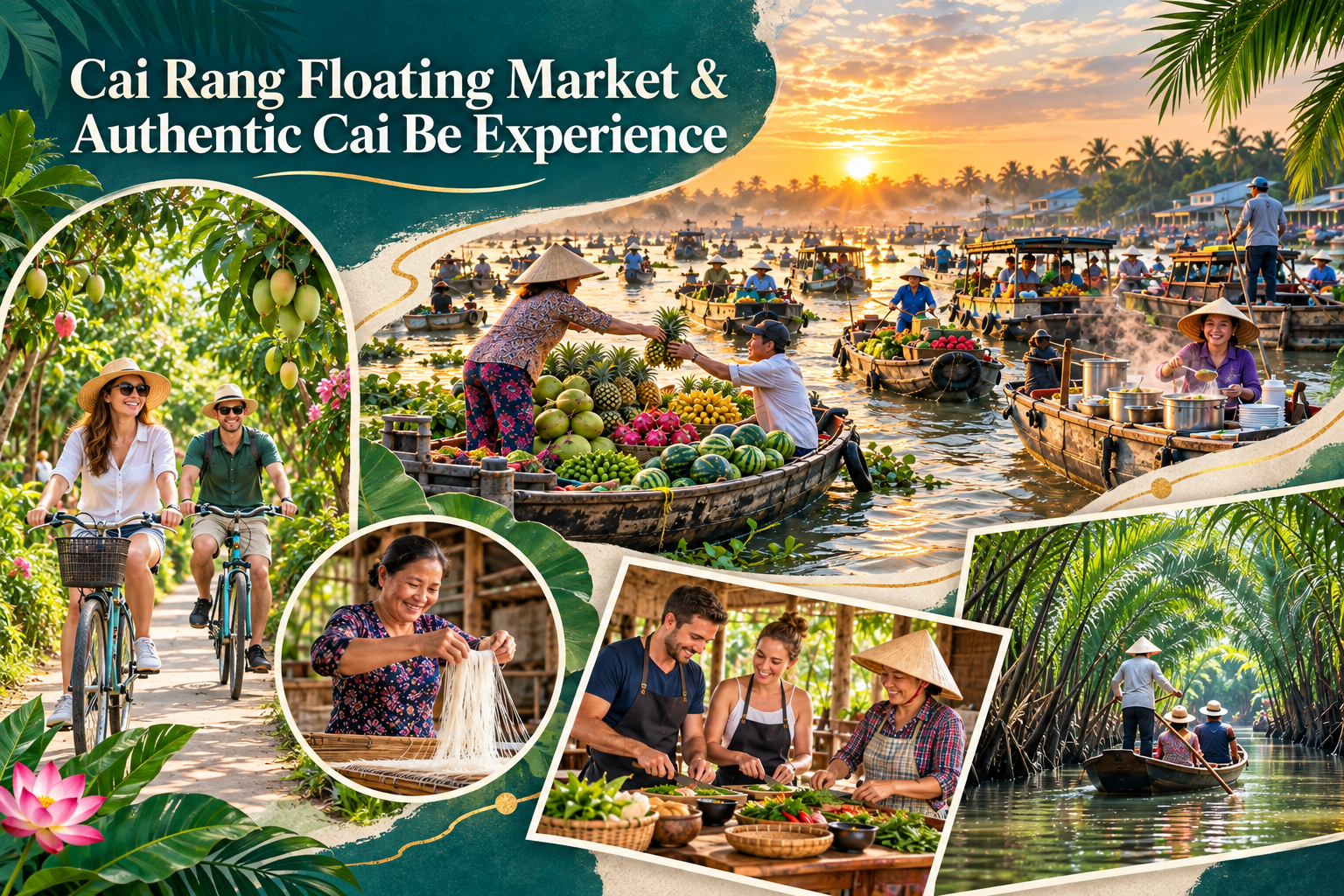 Cai Rang Floating Market & Cai Be Village Discovery