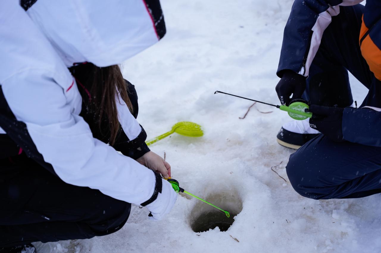 Rovaniemi Private Lake Ice Fishing & Arctic BBQ