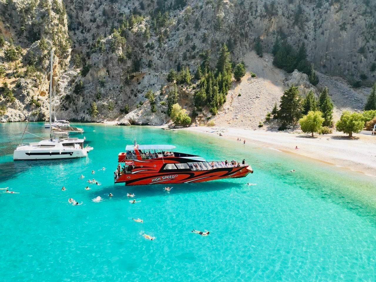 Rhodes to Symi Cruise with St George's Bay Swim Stop