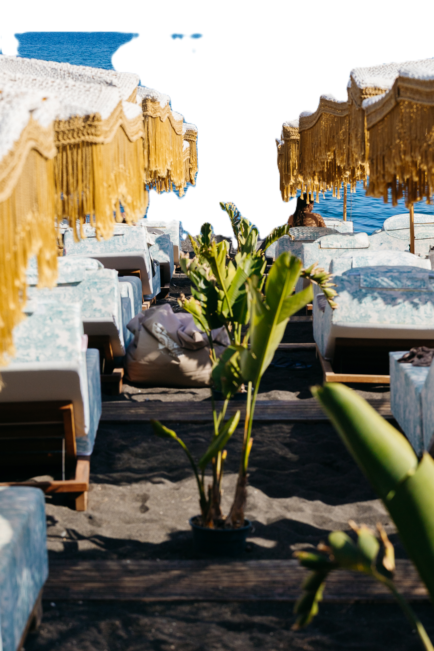 FortyOne Perivolos Beach Premium Sunbed Experience