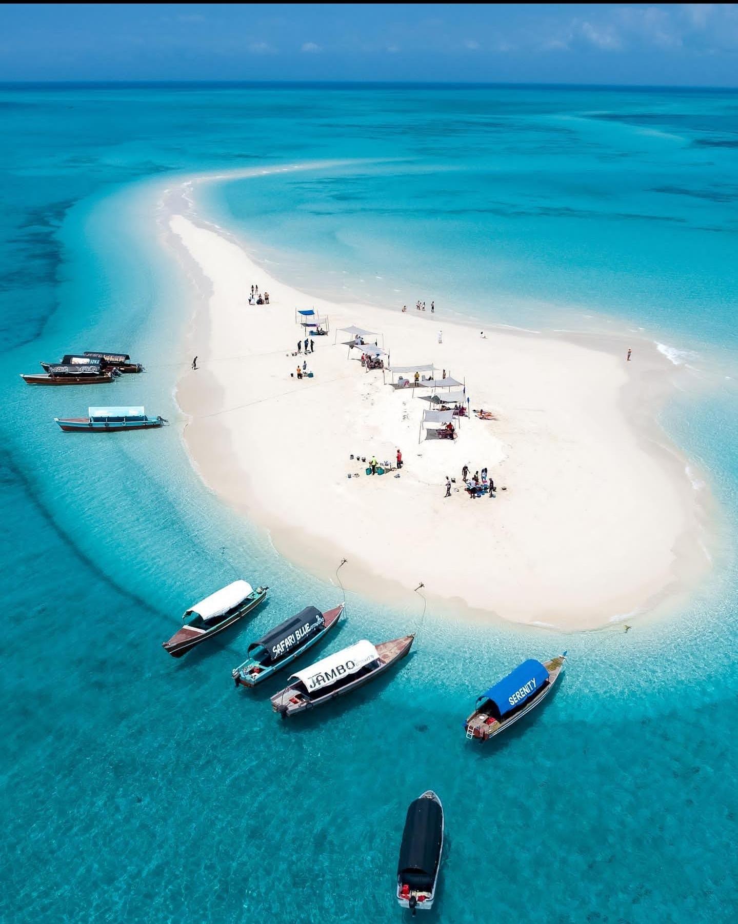 Zanzibar Sandbank & Prison Island Day Trip with Seafood Lunch