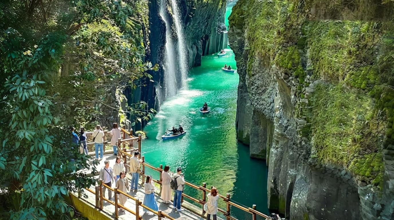 Fukuoka: Takachiho Gorge & Amaterasu Scenic Railway Day Trip
