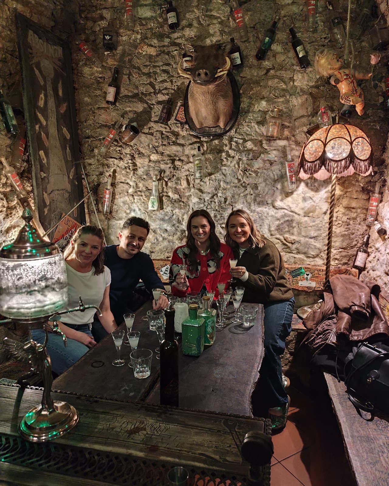 Prague Historic Absinthe Cellar Tasting