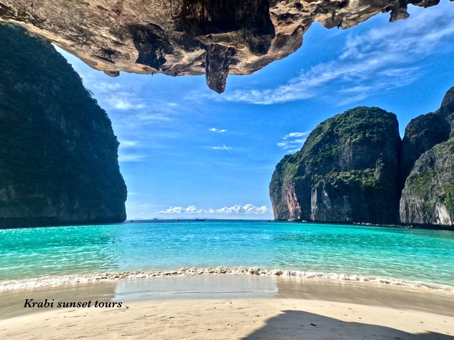 Phi Phi Islands Sunset, BBQ & Bioluminescent Plankton Day Tour from Krabi