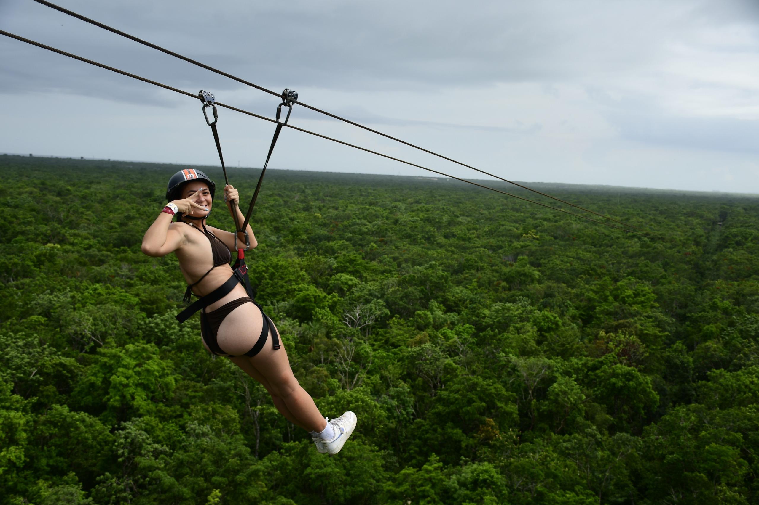 Tulum Jungle Adventure: Ziplines, ATV, Rappel & Cenote Combo