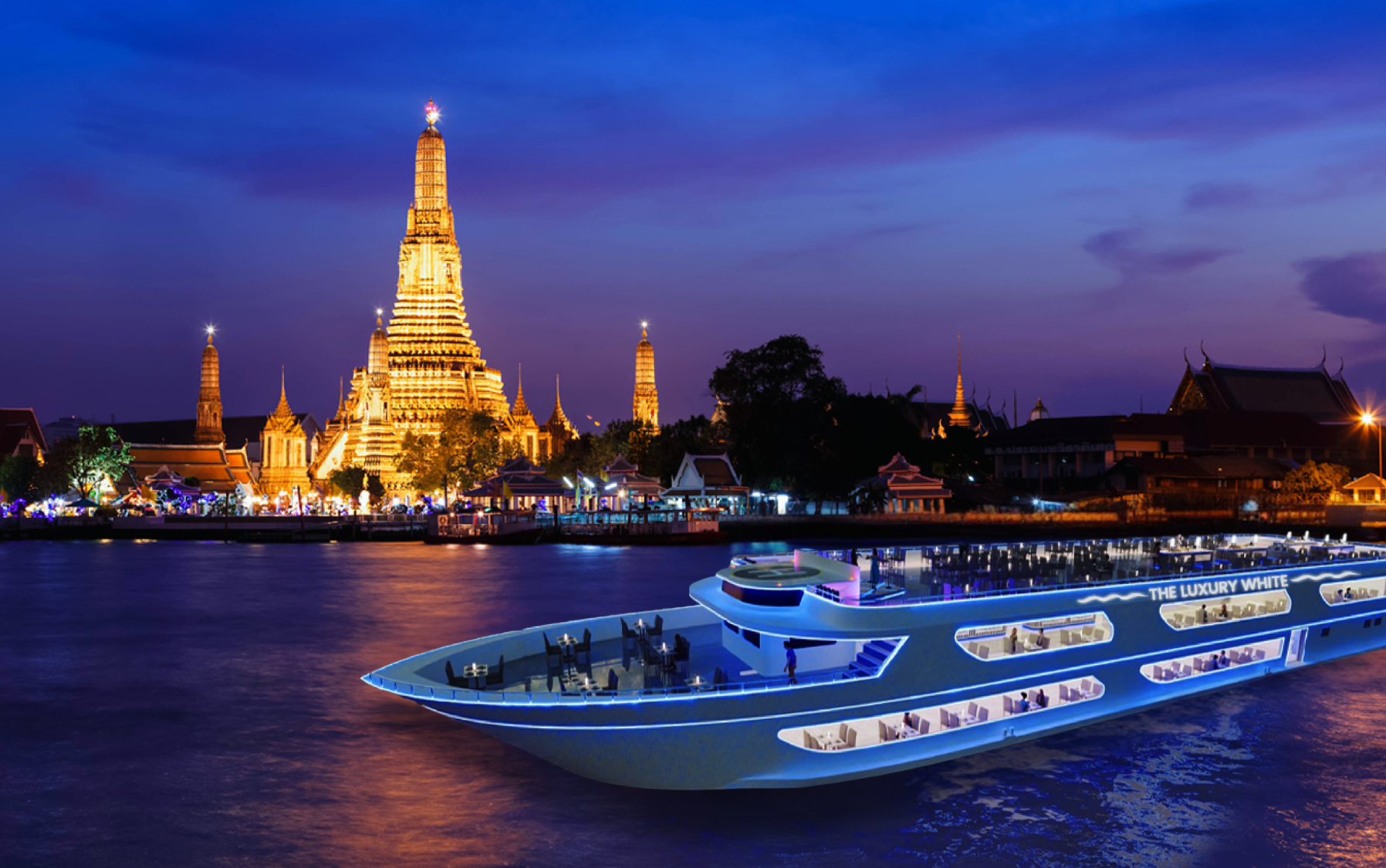 Bangkok Luxury White River Dinner Cruise