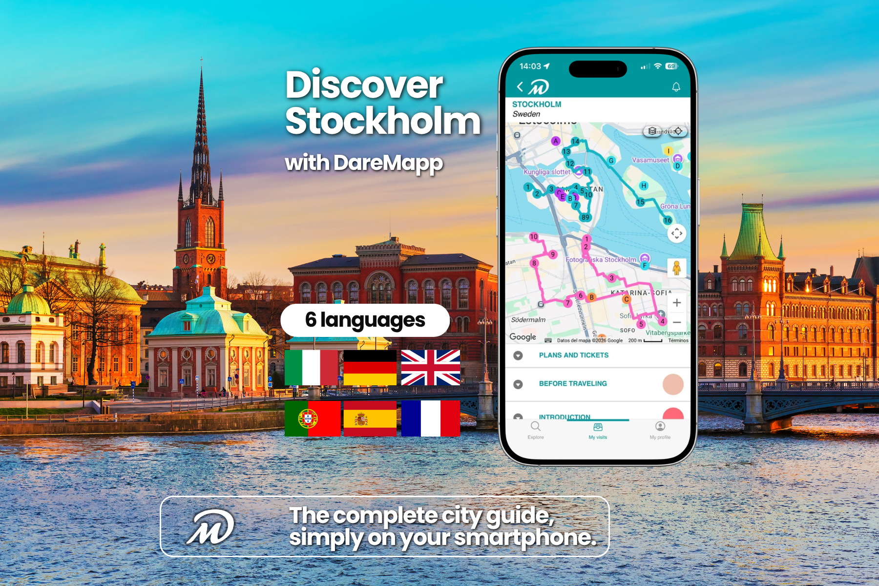 Stockholm Self-Guided Mobile Walking Tour