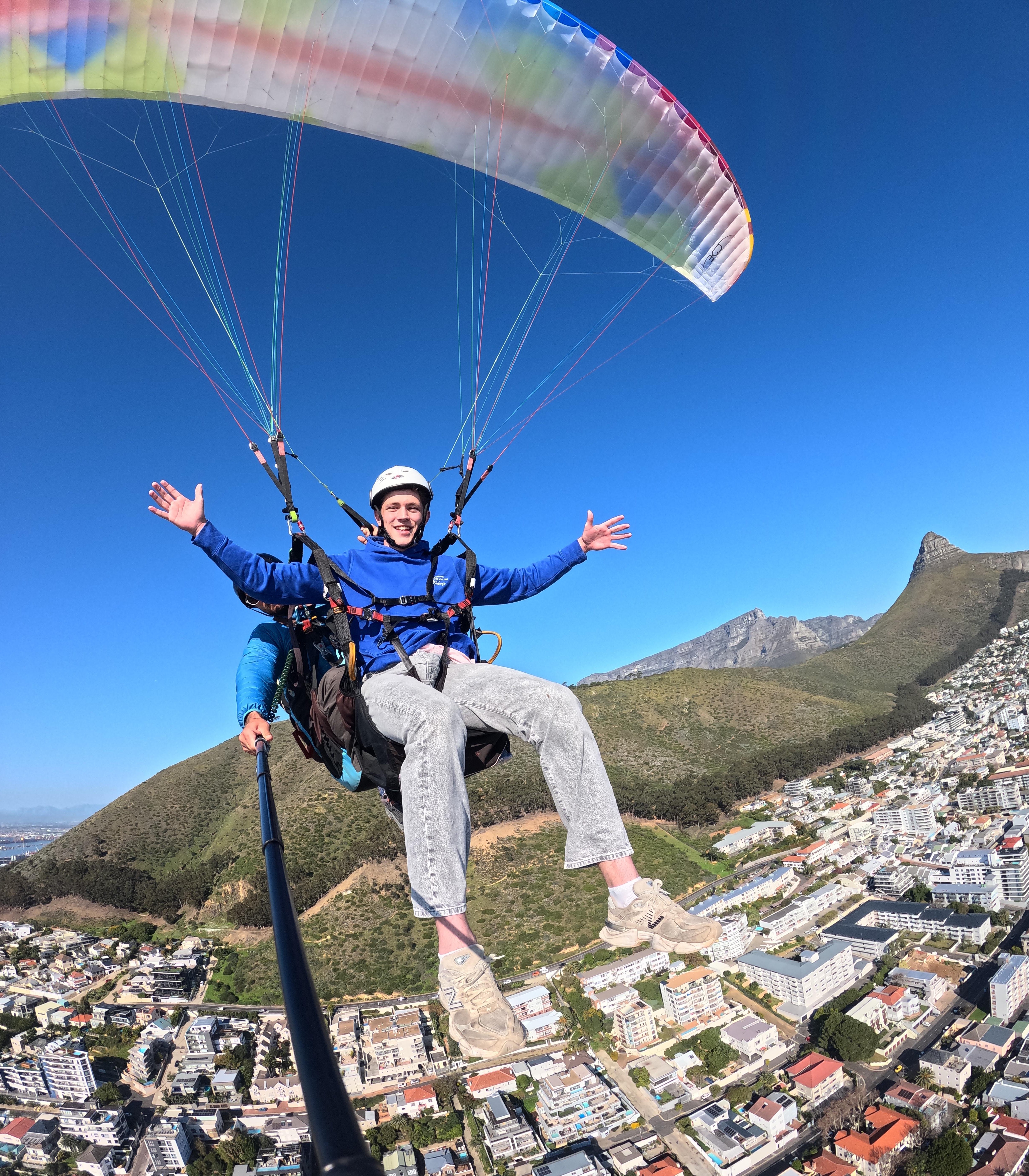 Cape Town Tandem Paragliding with Table Mountain Views
