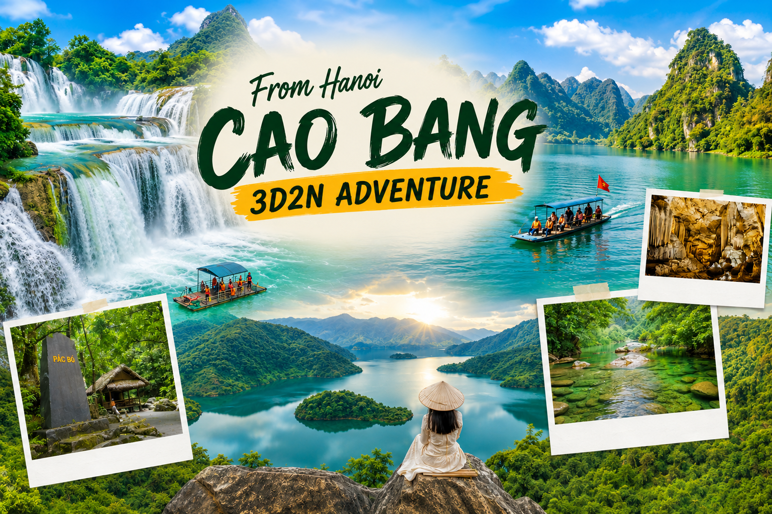 3-Day Cao Bang & Ba Be Lake Adventure