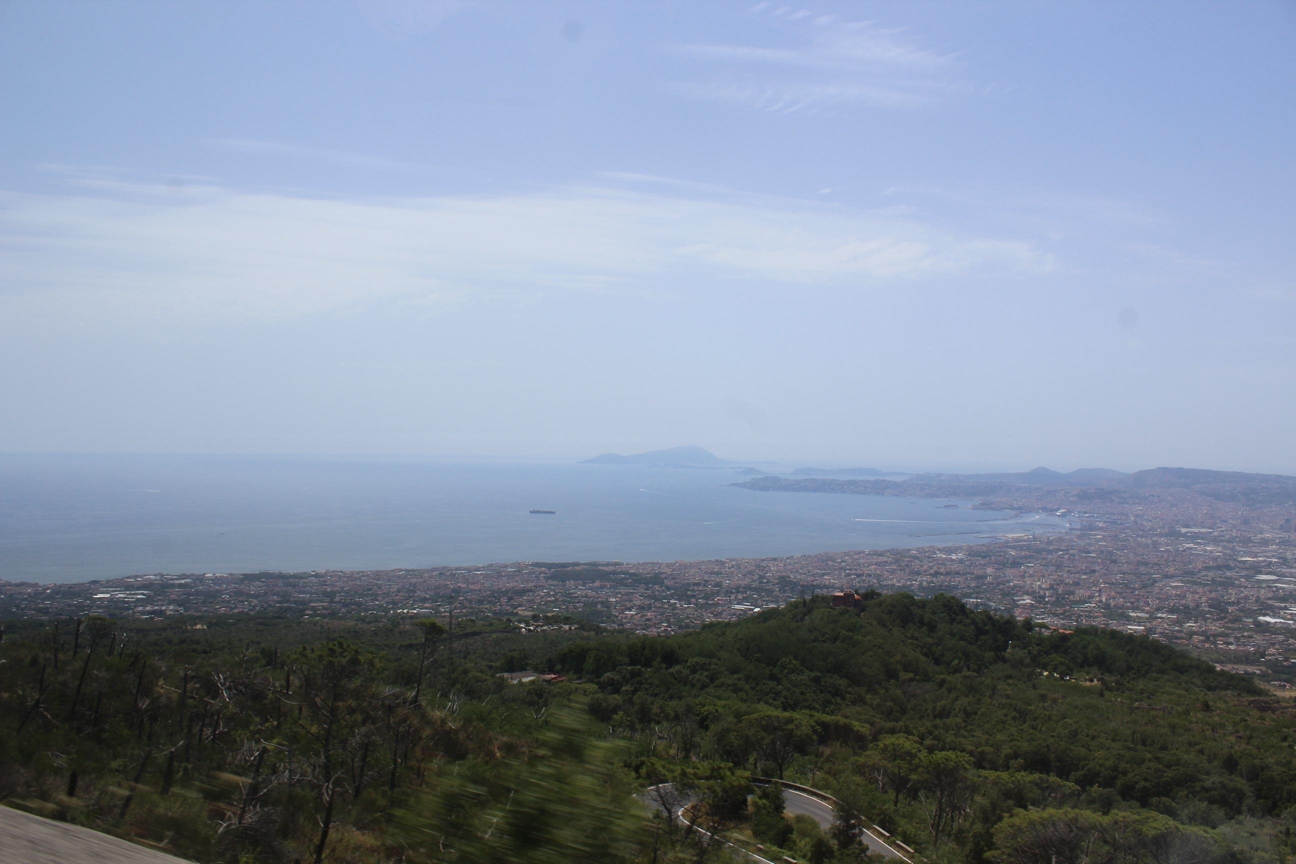 From Naples: Pompeii and Vesuvius Tour with Lunch Included - Mount Vesuvius crater tour and Bay of Naples views