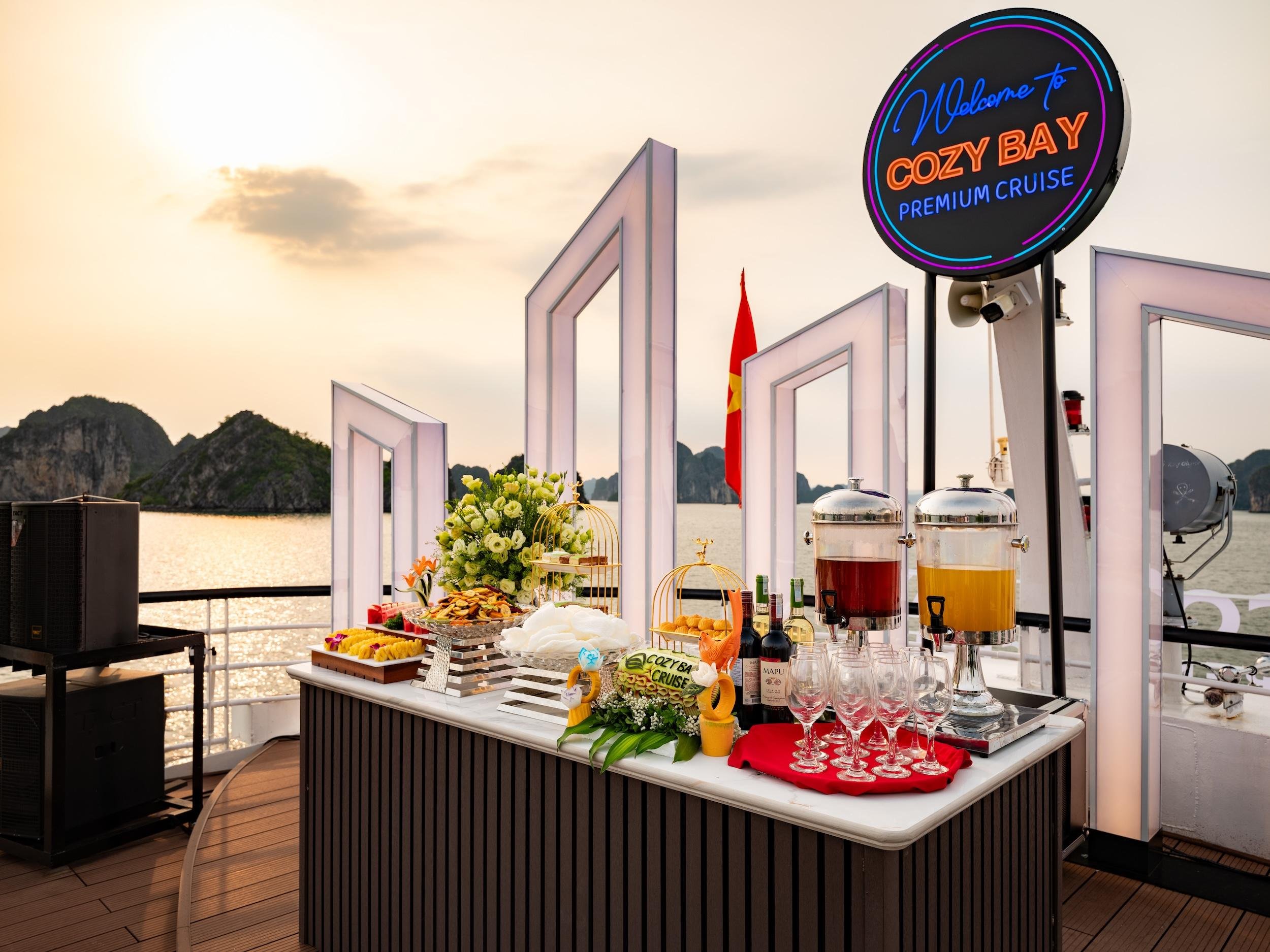 Halong Bay Luxury Day Cruise: Caves, Kayaking & Sunset Party