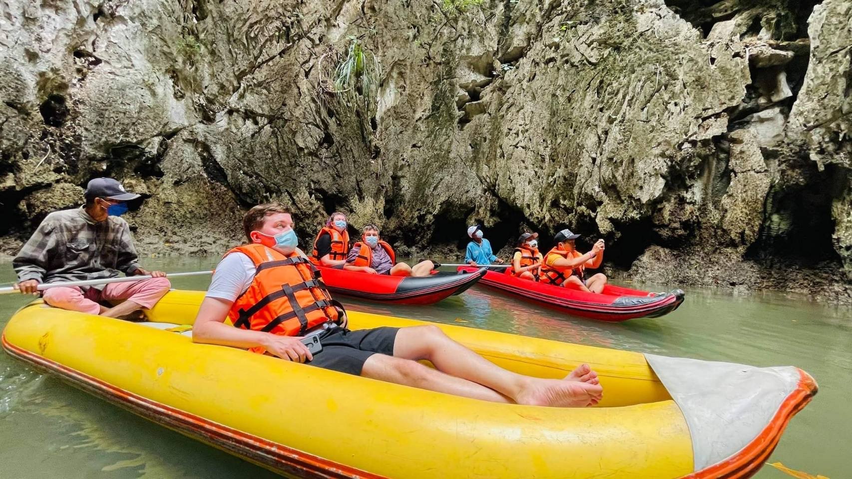 Phang Nga Bay Big Boat Adventure with Canoeing & James Bond Island