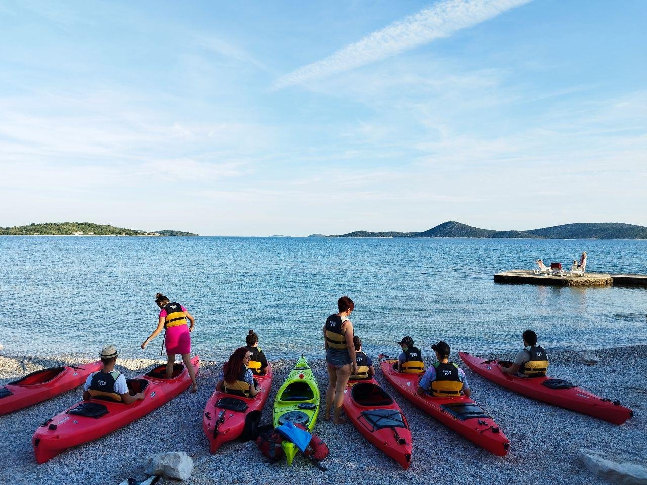 Sea Kayaking Adventure to Prvić Island from Vodice