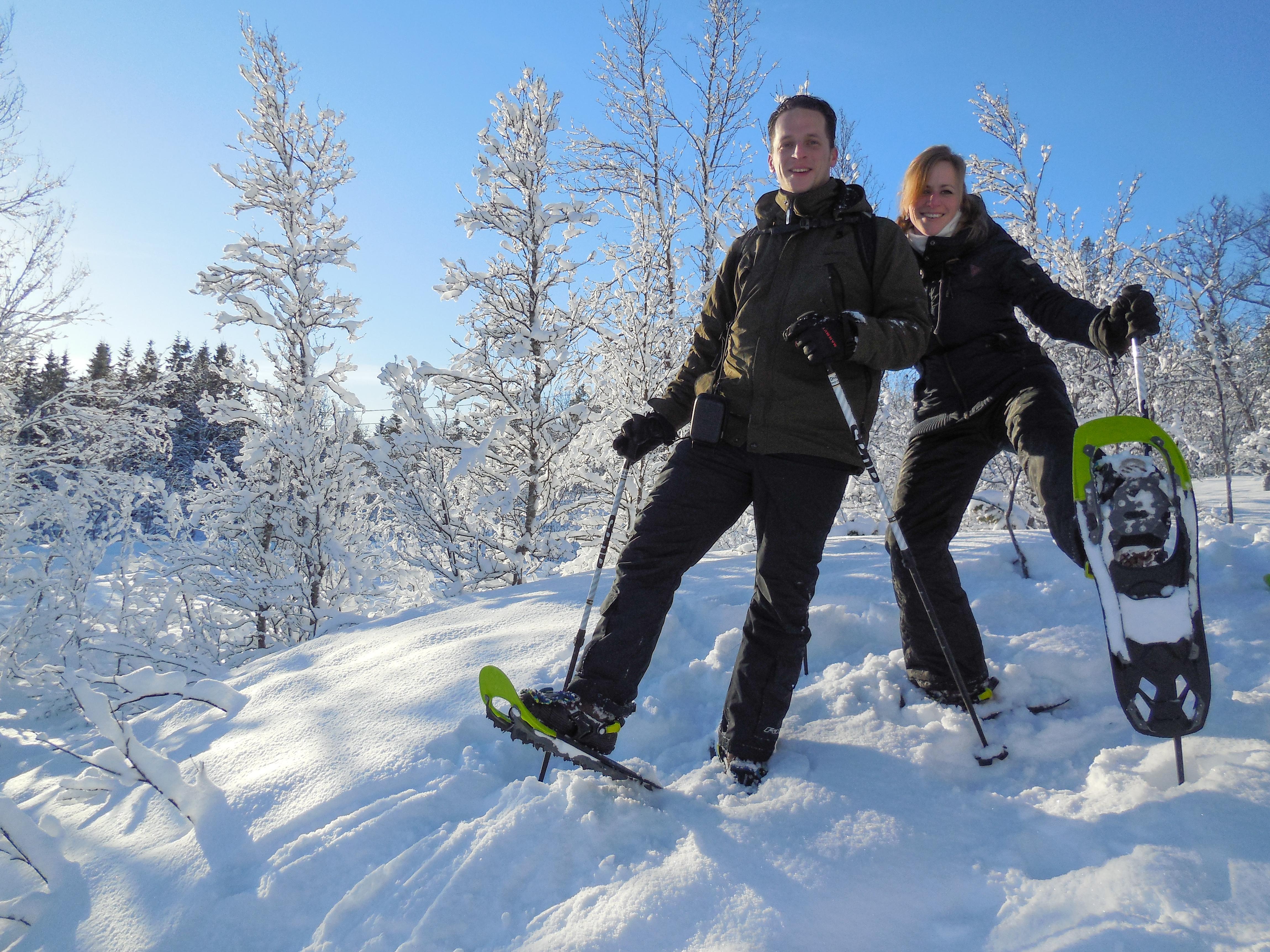 Guided Snowshoe Adventure on Tromsøya Island