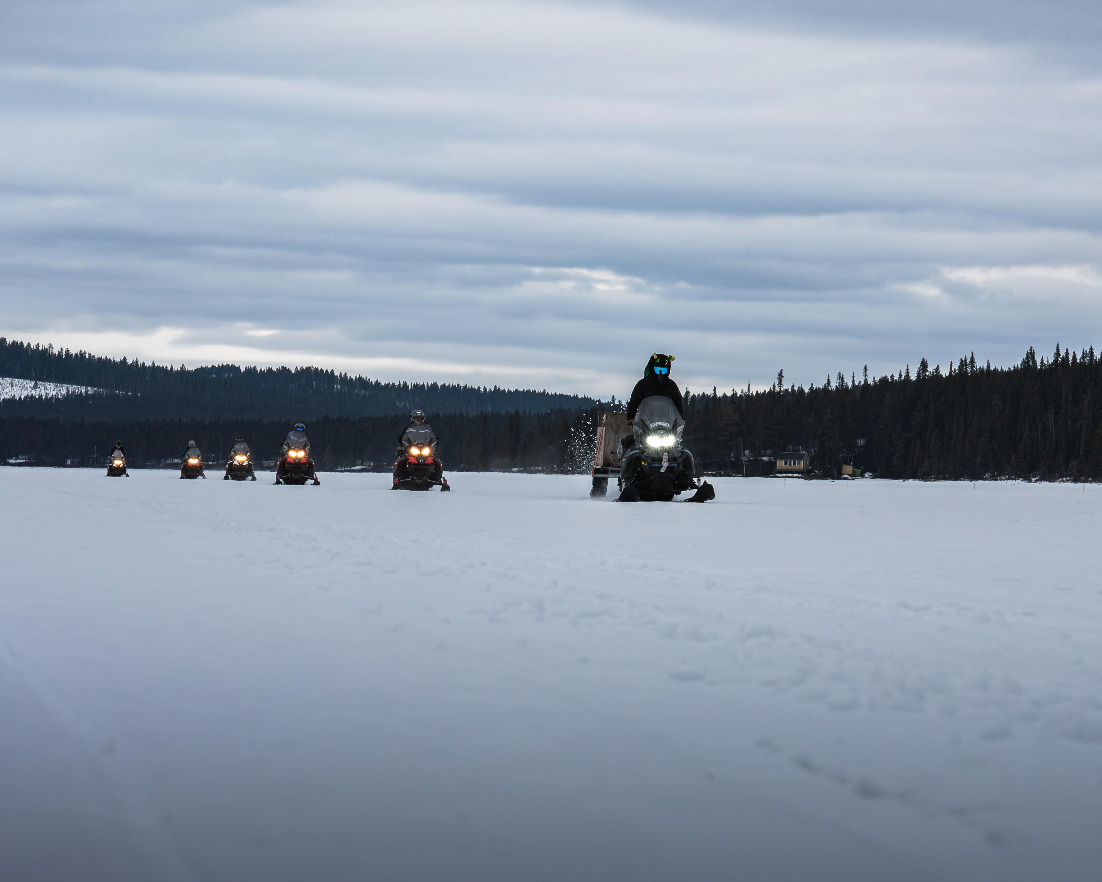 Kiruna Guided Snowmobile Expedition & Aurora Hunt