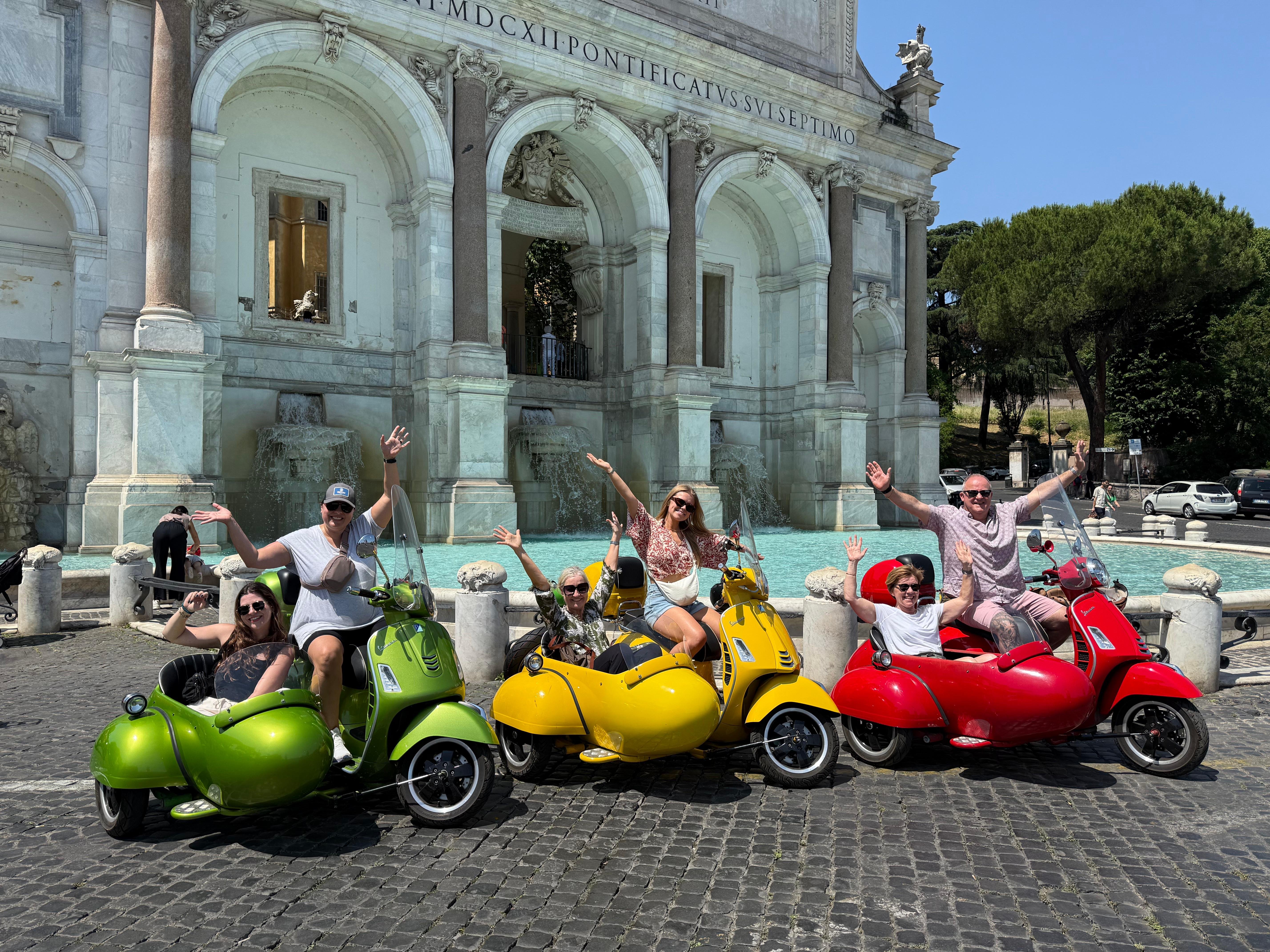 Rome: Vespa Sidecar Tour with Driver - 2026 (Verified Reviews)