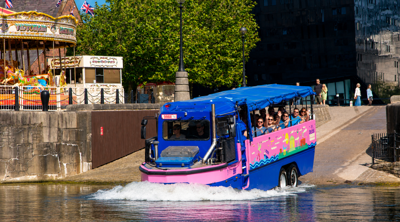 Liverpool Amphibious Tour with Royal Albert Dock Splashdown