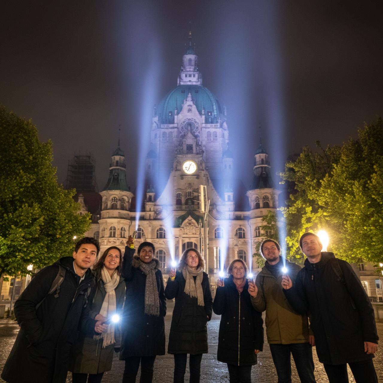 Geführter Spaziergang bei Nacht mit Taschenlampe