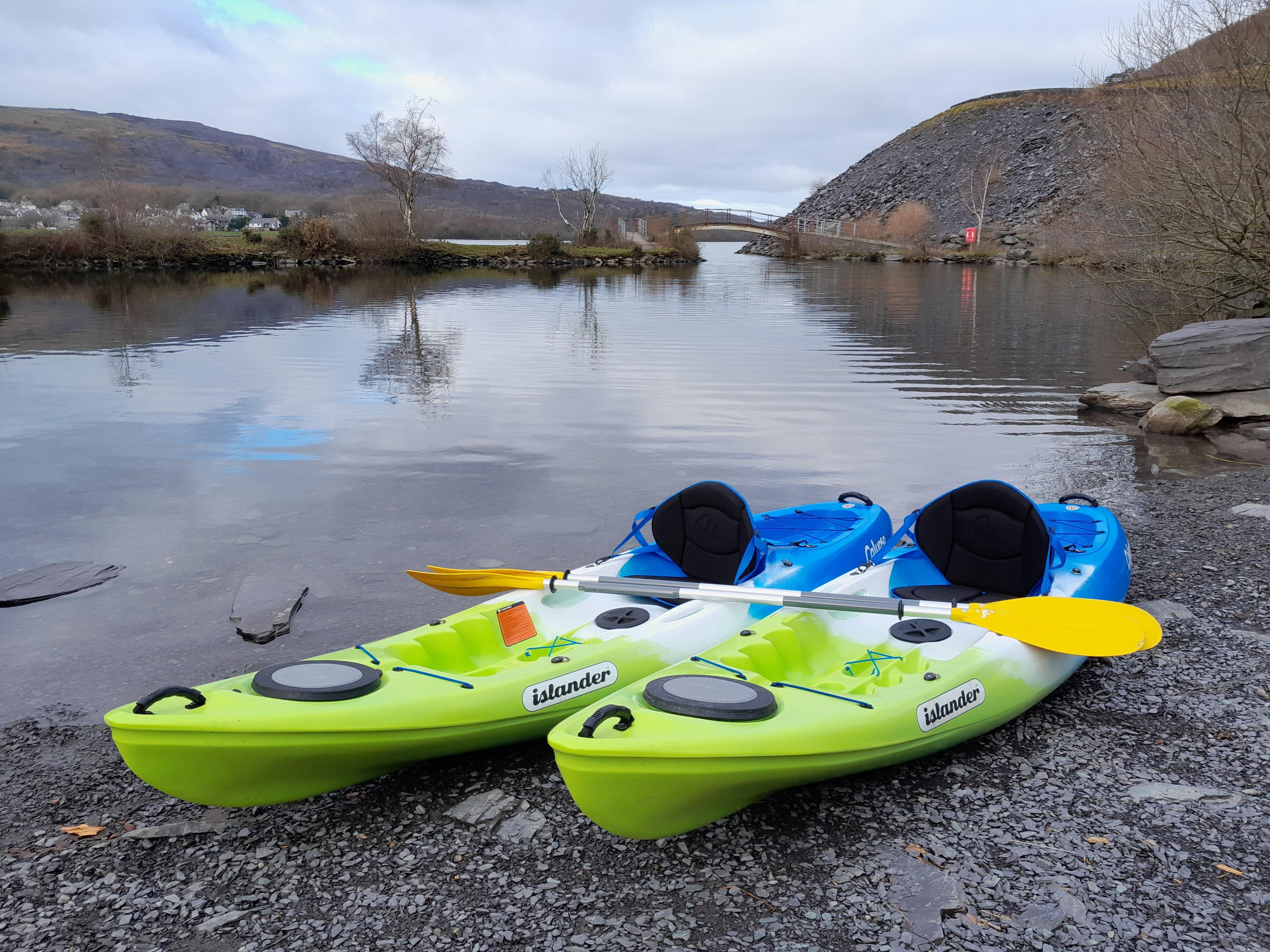 Llyn Padarn Solo Kayak Rental in Llanberis
