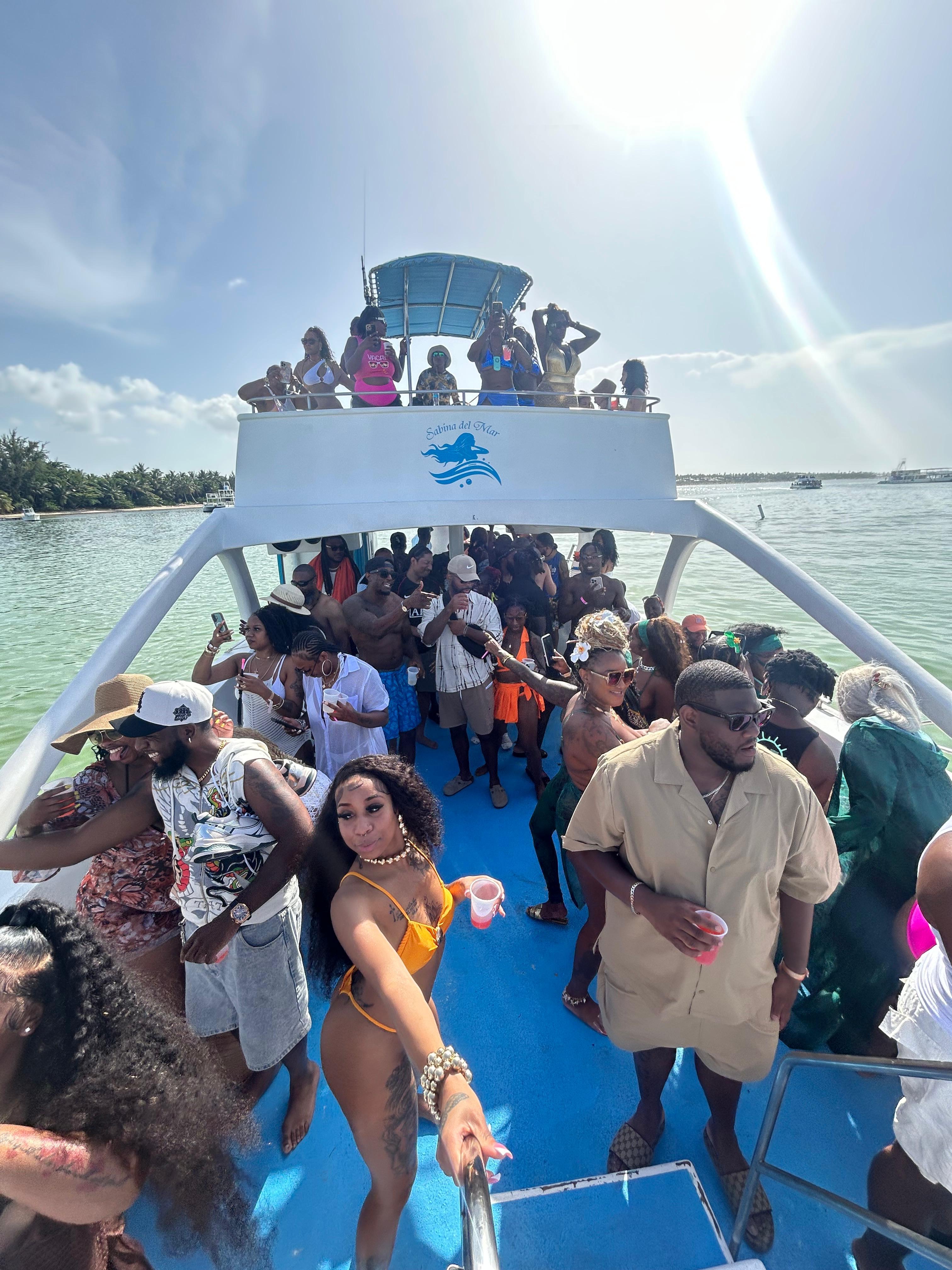 Punta Cana Catamaran Party Cruise with Snorkeling & Open Bar