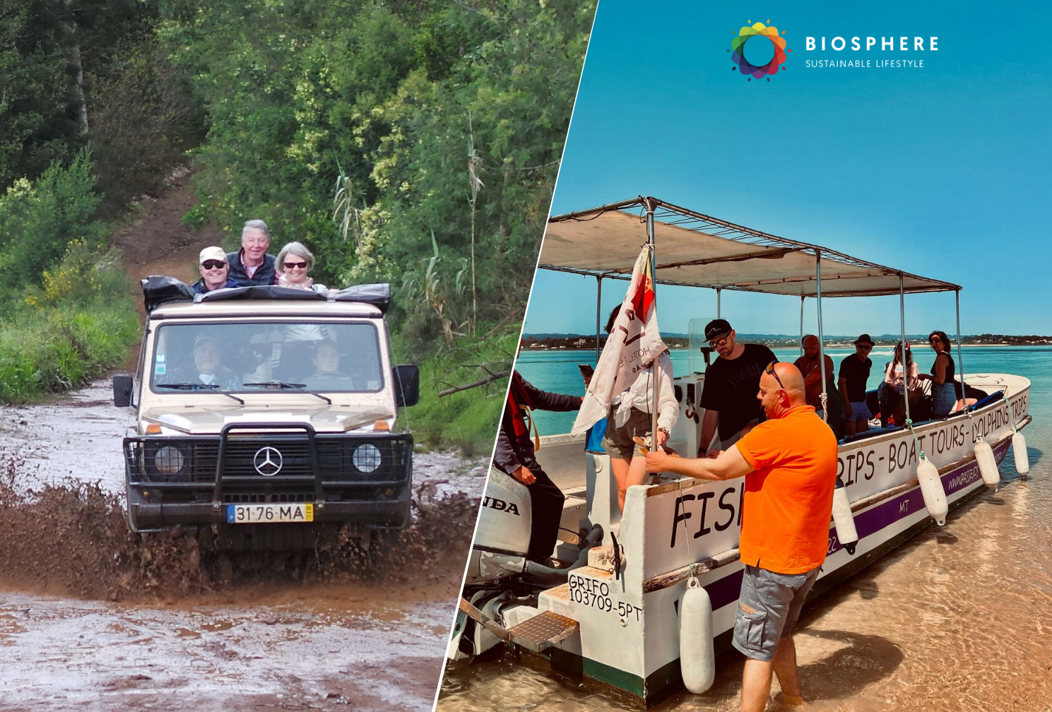 Algarve: Open Jeep Adventure, Flamingos & Ria Formosa Trip