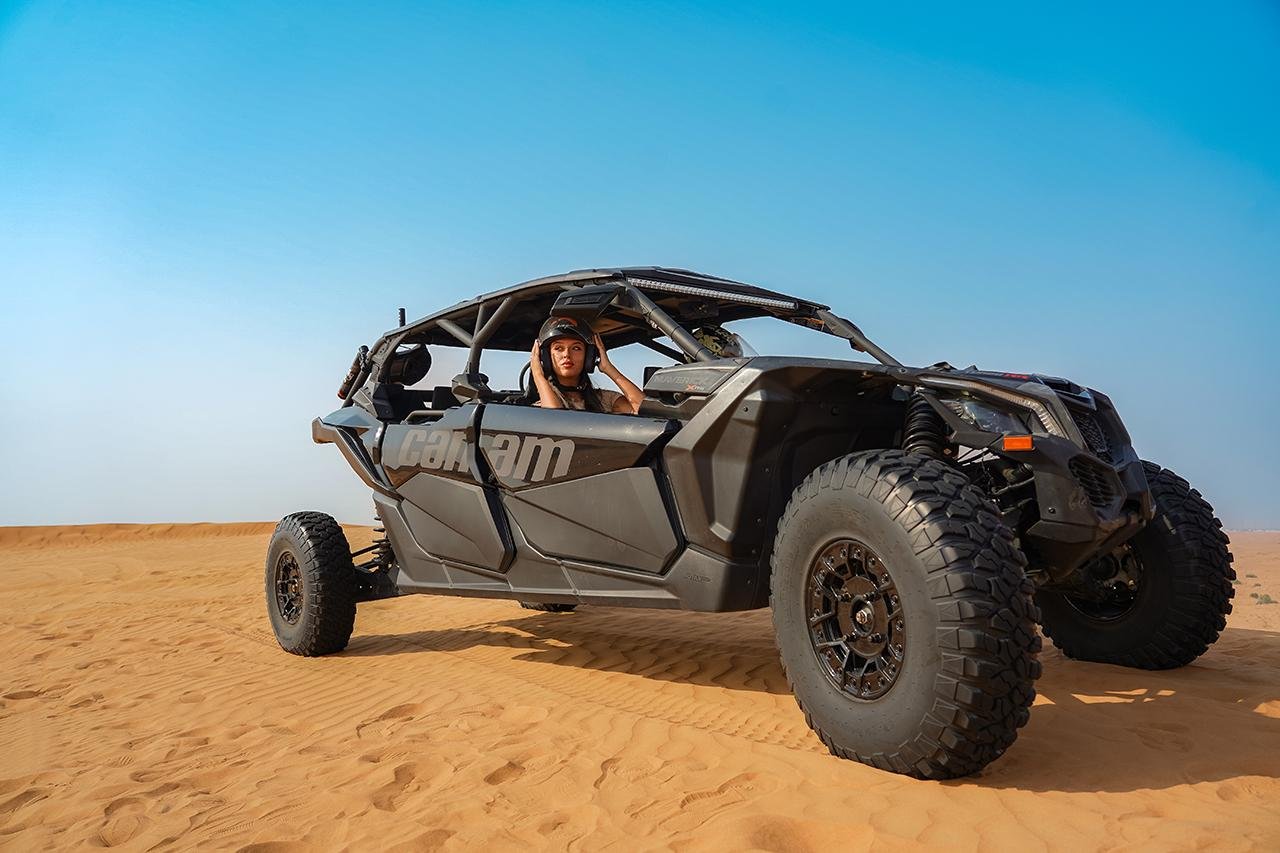 Dubai Desert Can-Am Buggy Safari with Optional BBQ Camp