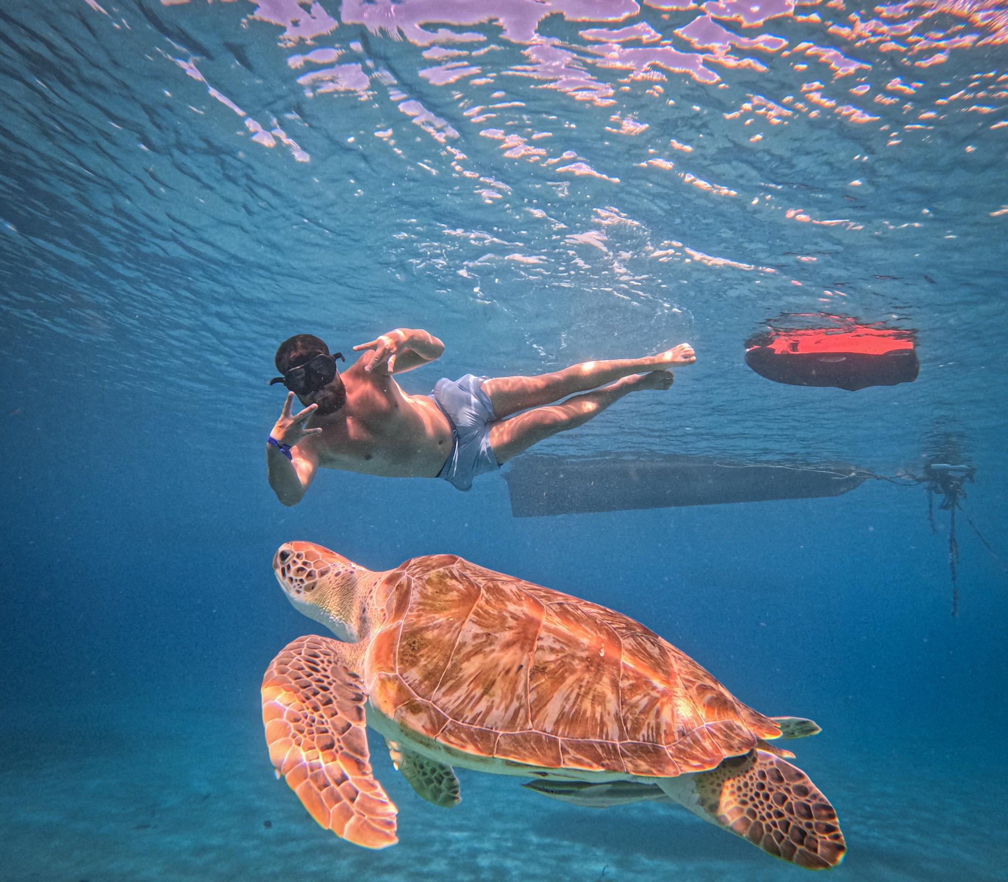 Seabob Underwater Adventure with Sea Turtles at Playa Piskado
