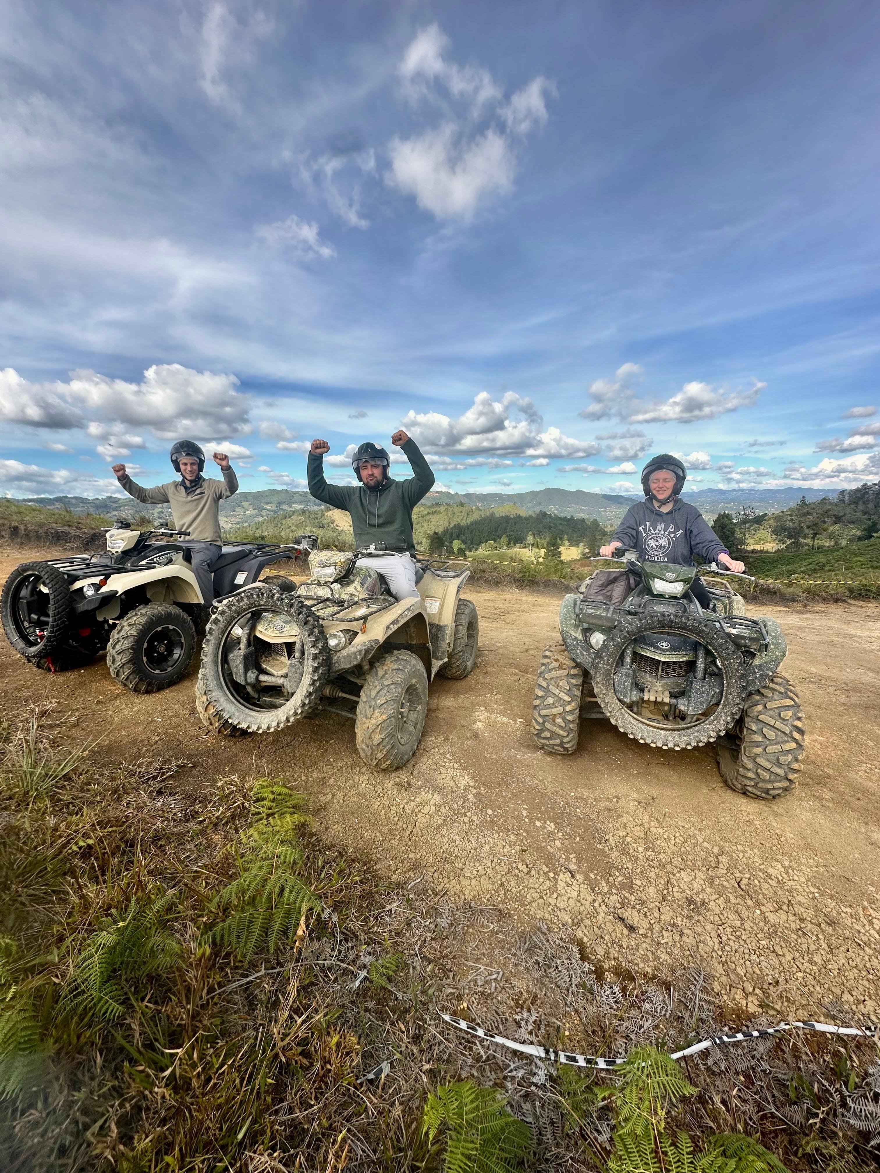 ATV Adventure Through Three Mountains and Waterfall with Lunch