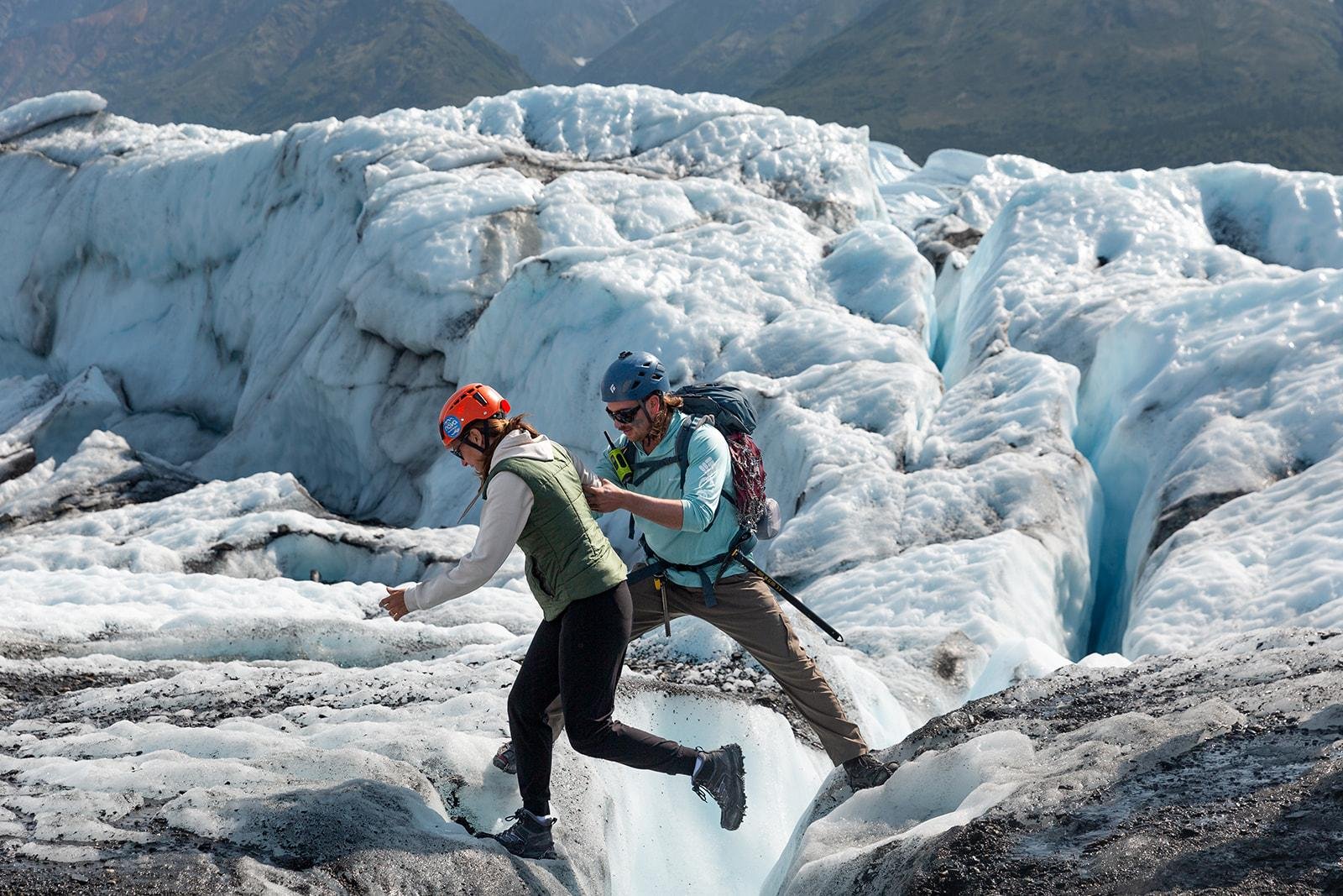 Matanuska Glacier guided ice hike in the Chugach Mountains, Alaska — image 9