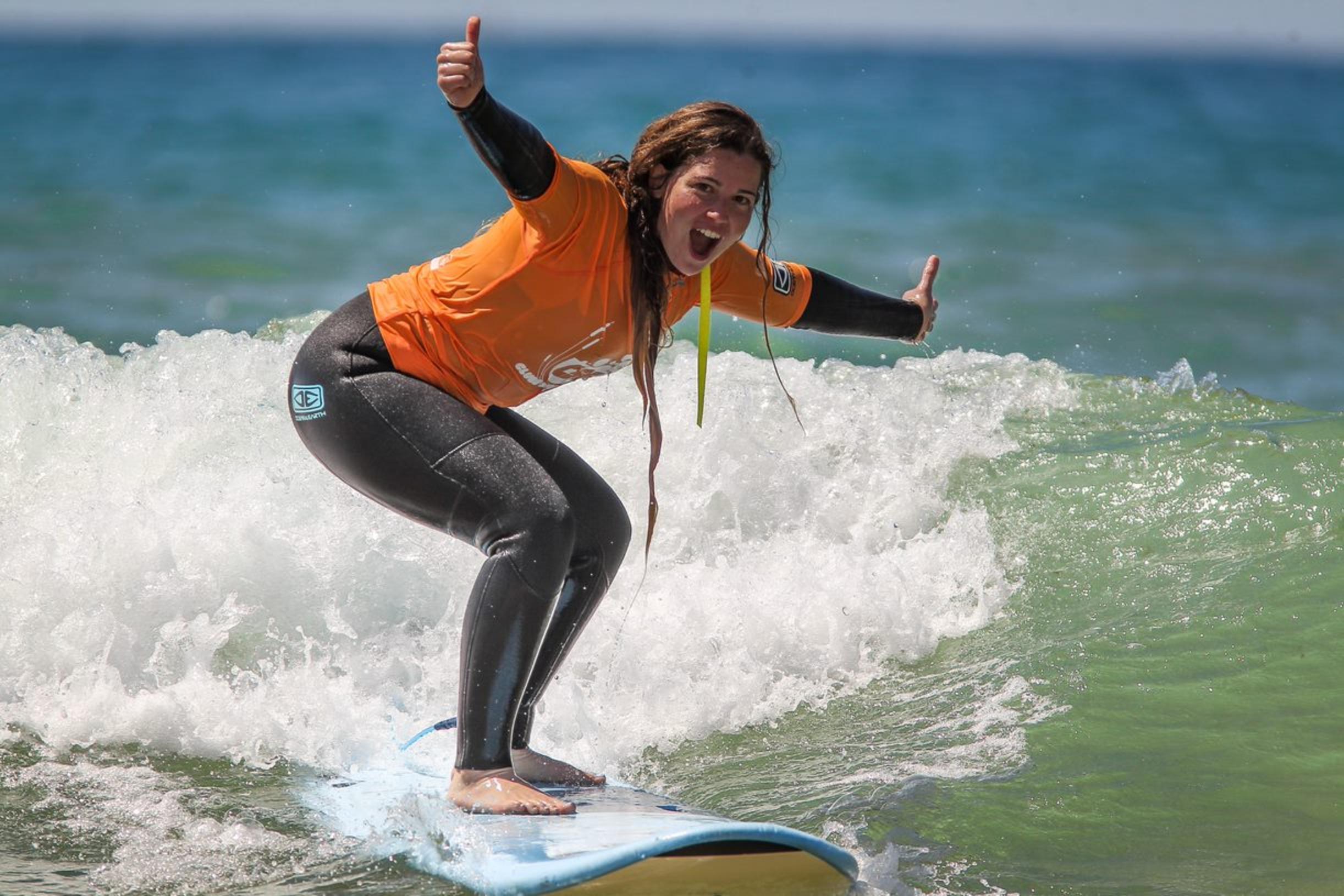 Group Surf Lesson in Faro