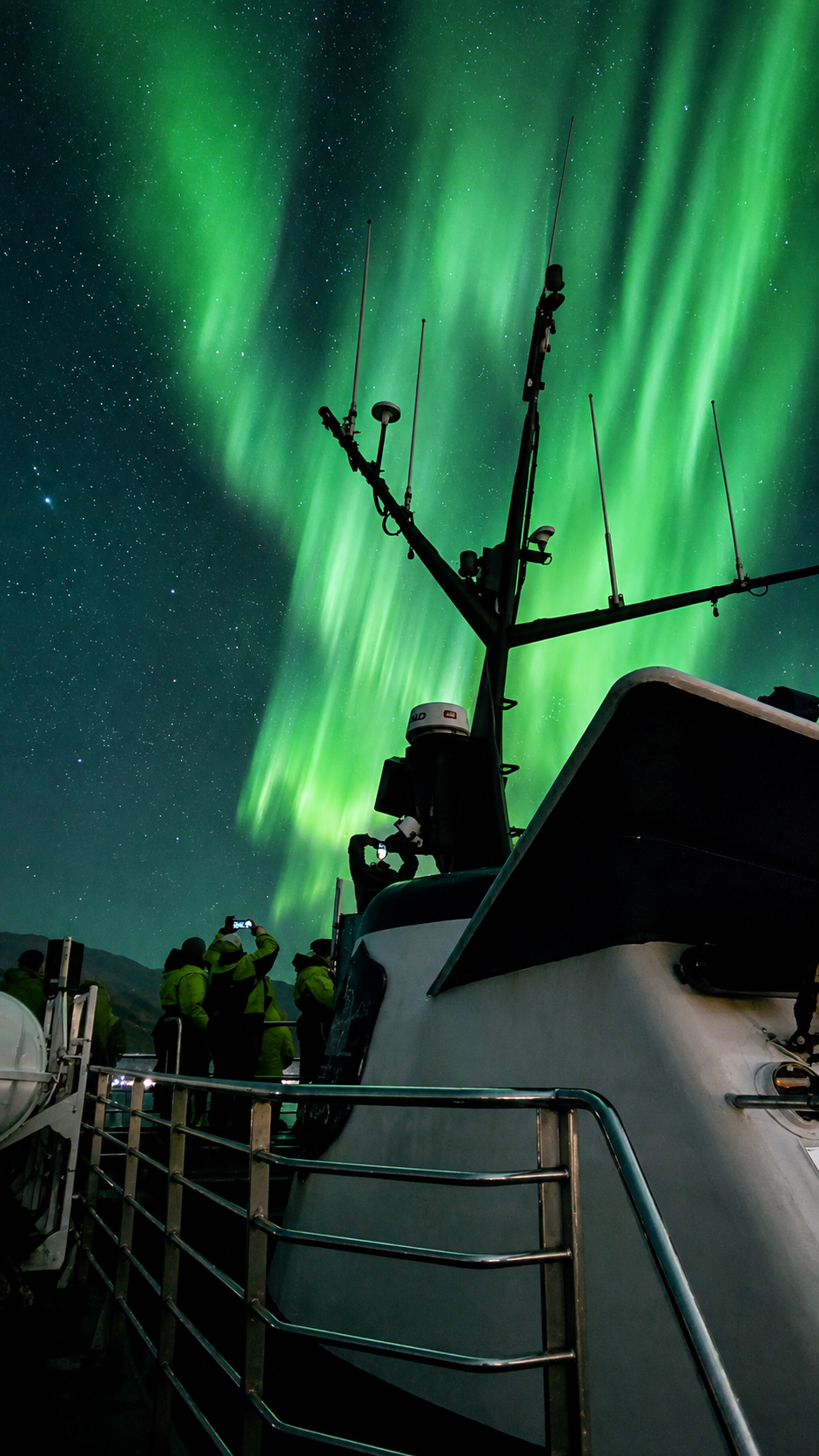 Reykjavik Northern Lights Boat Tour with Hot Chocolate