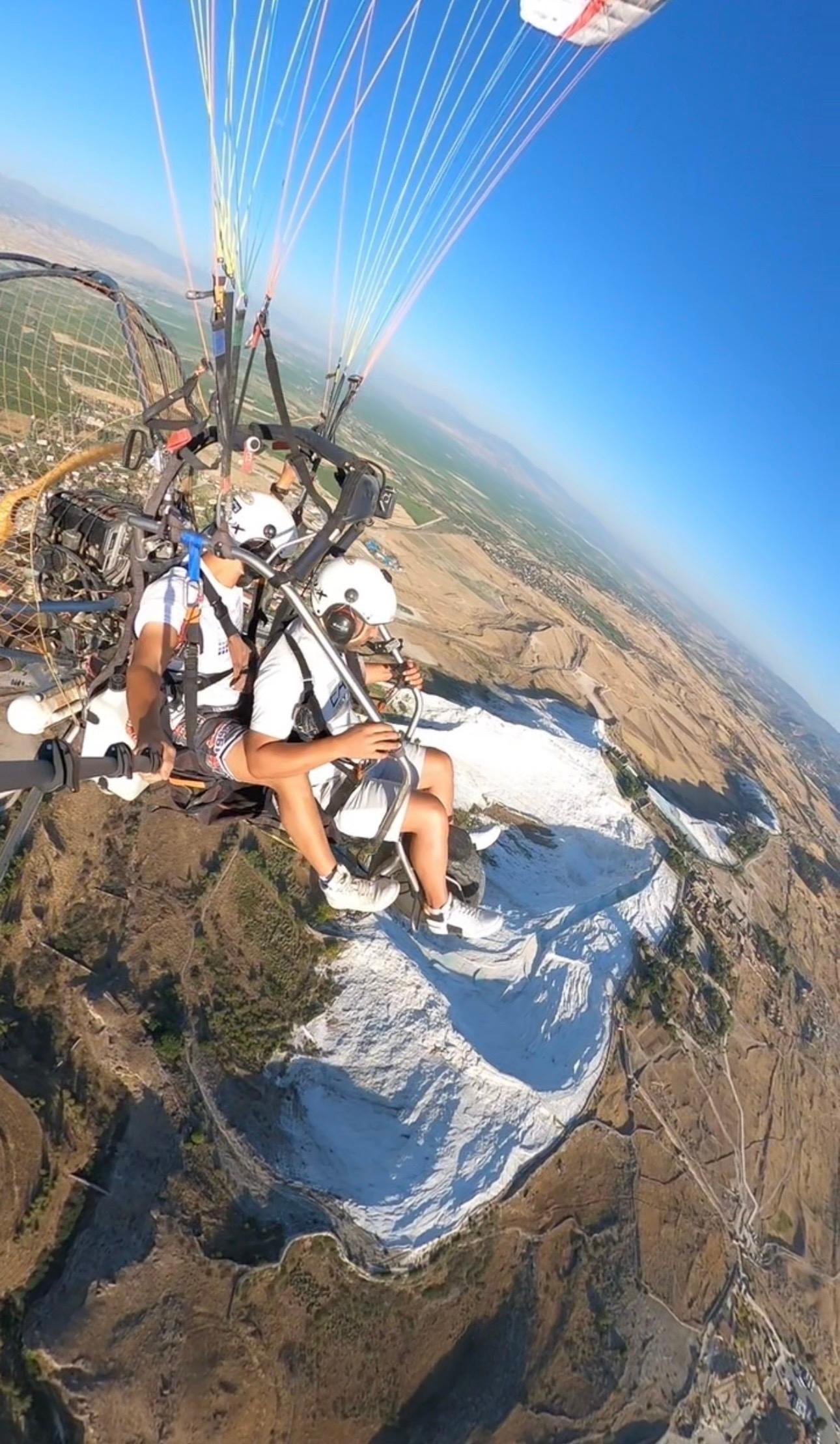 Pamukkale Aerial Paratrike Adventure with Transfers