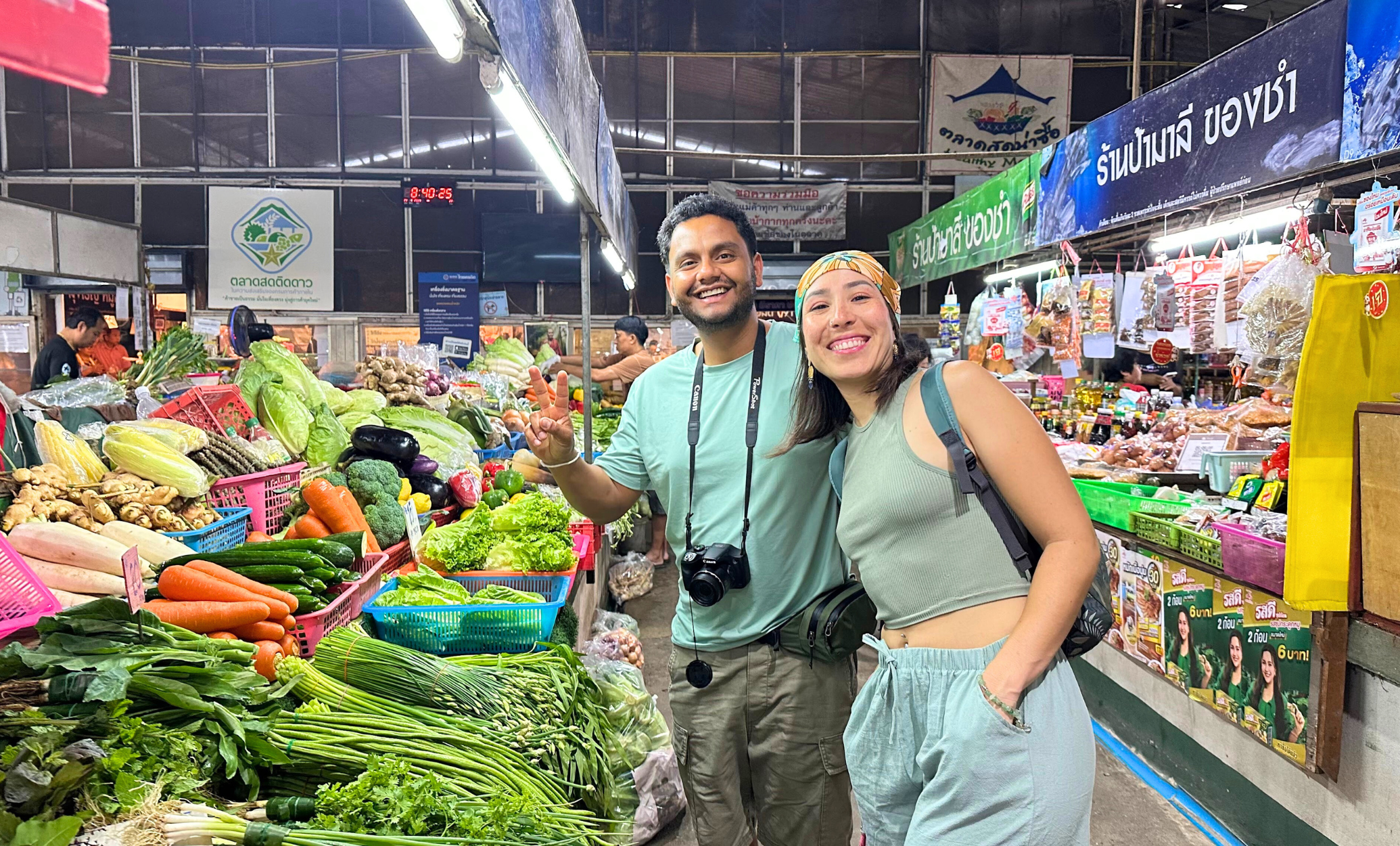 Chiang Mai: Thai Cooking Class at Grand Canyon & Market Tour