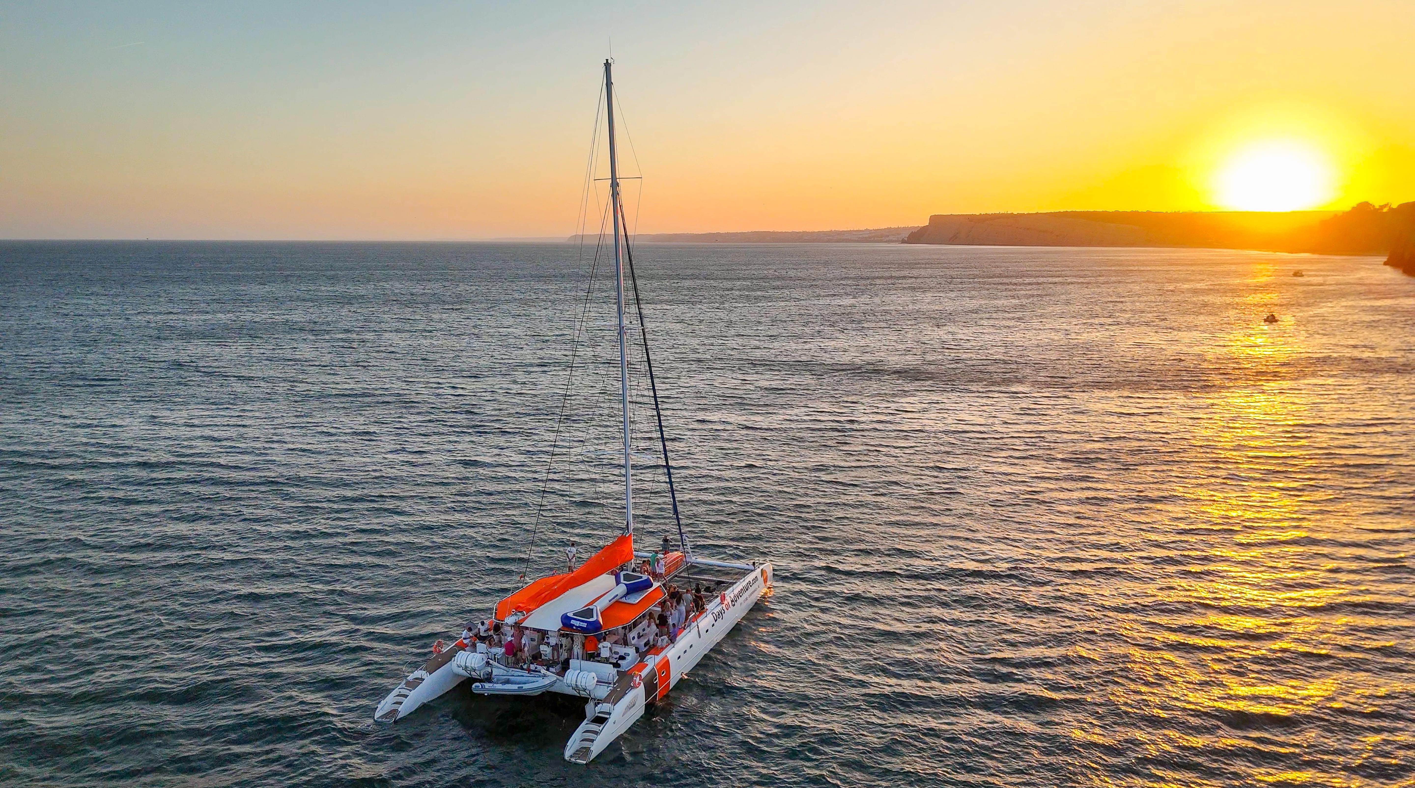 Algarve Sunset Catamaran with Music & Bar