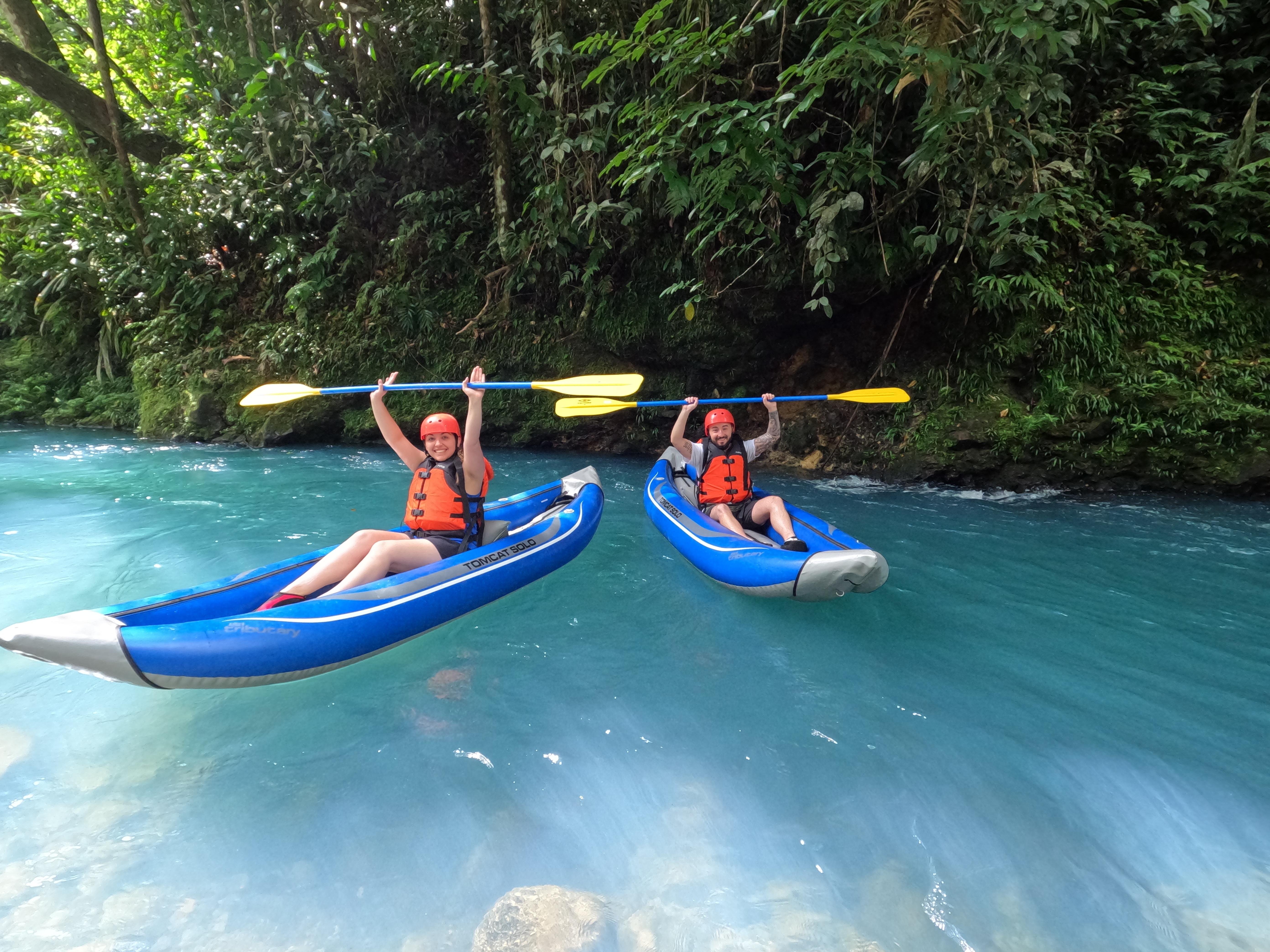 Rio Celeste Kayak Adventure & Wildlife Spotting from La Fortuna
