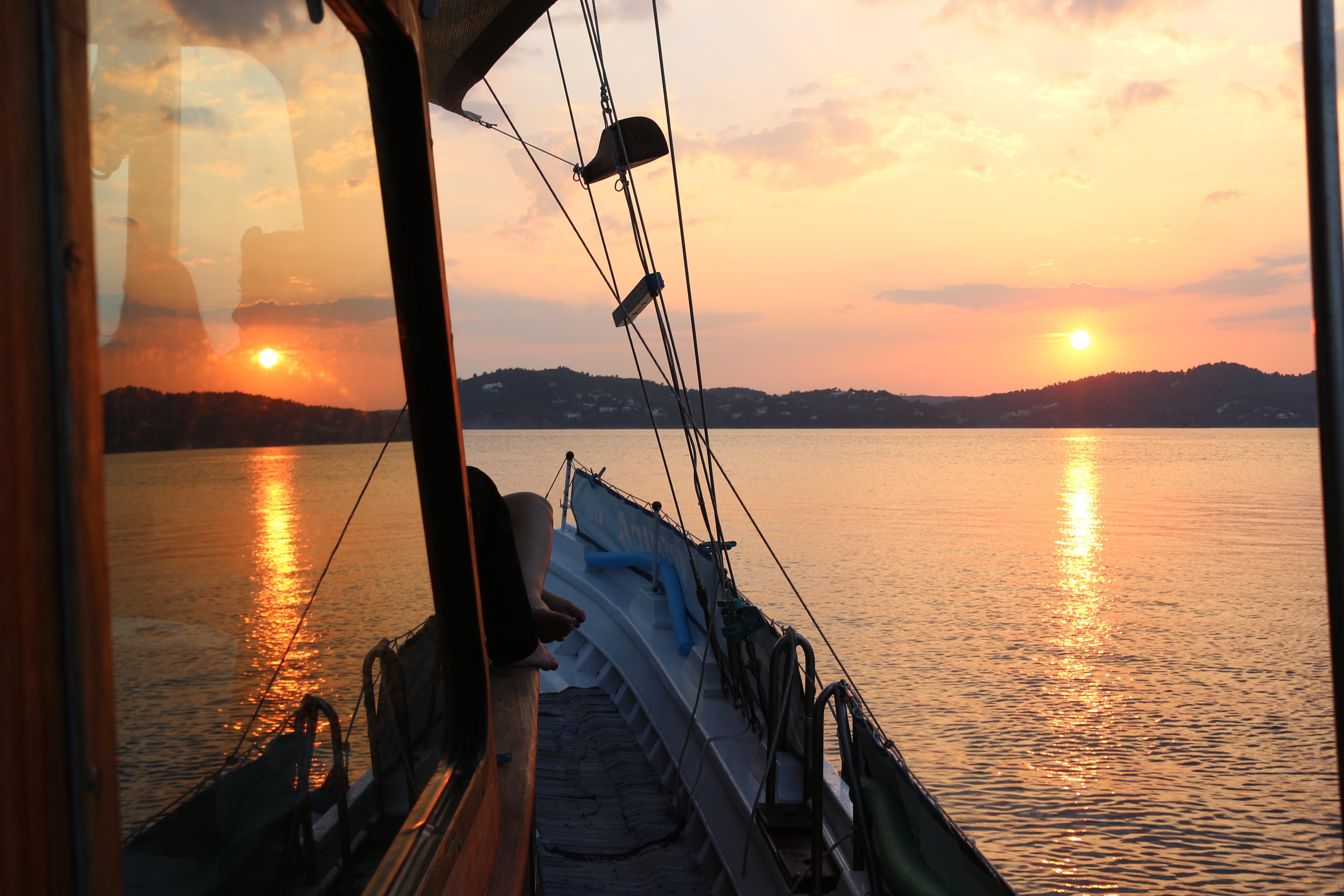 Skiathos Sunset Cruise with Traditional Dinner