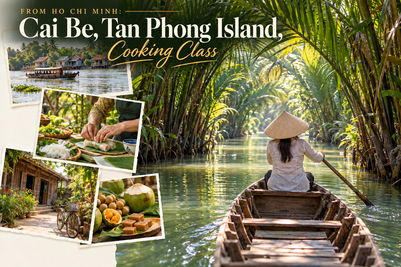 Mekong Delta Day Trip: Cai Be, Tan Phong Island & Cooking Experience